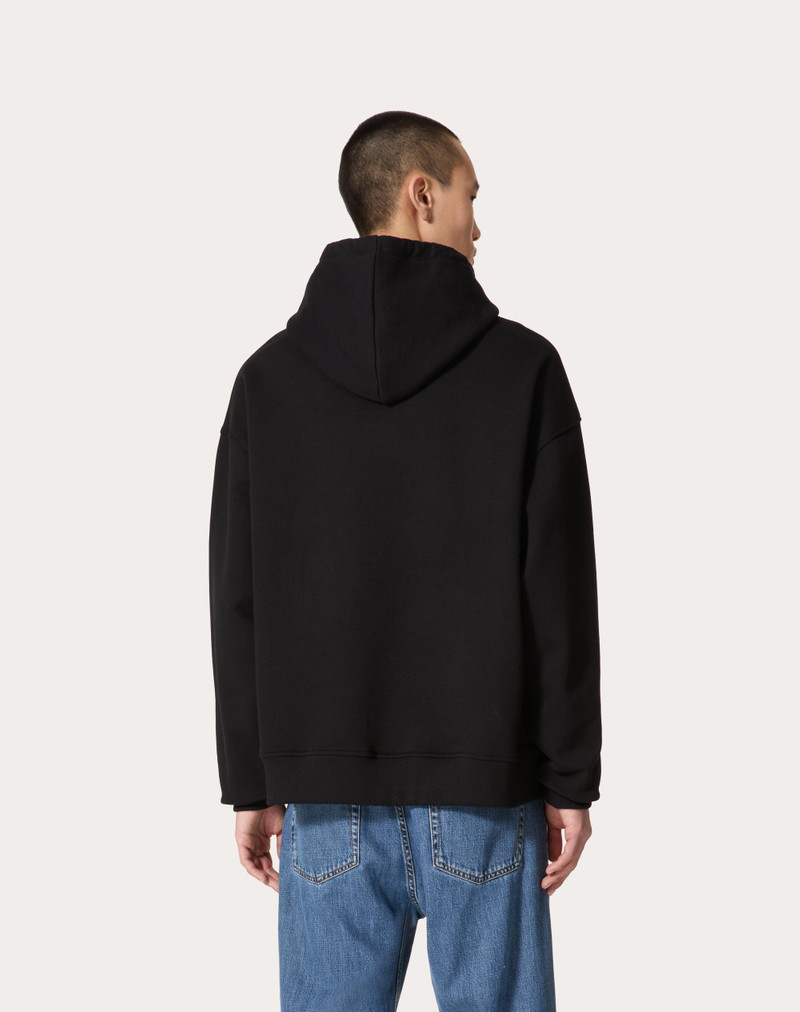 금속 V DETAIL와 함께 코팅된 SWEATSHIRT 4