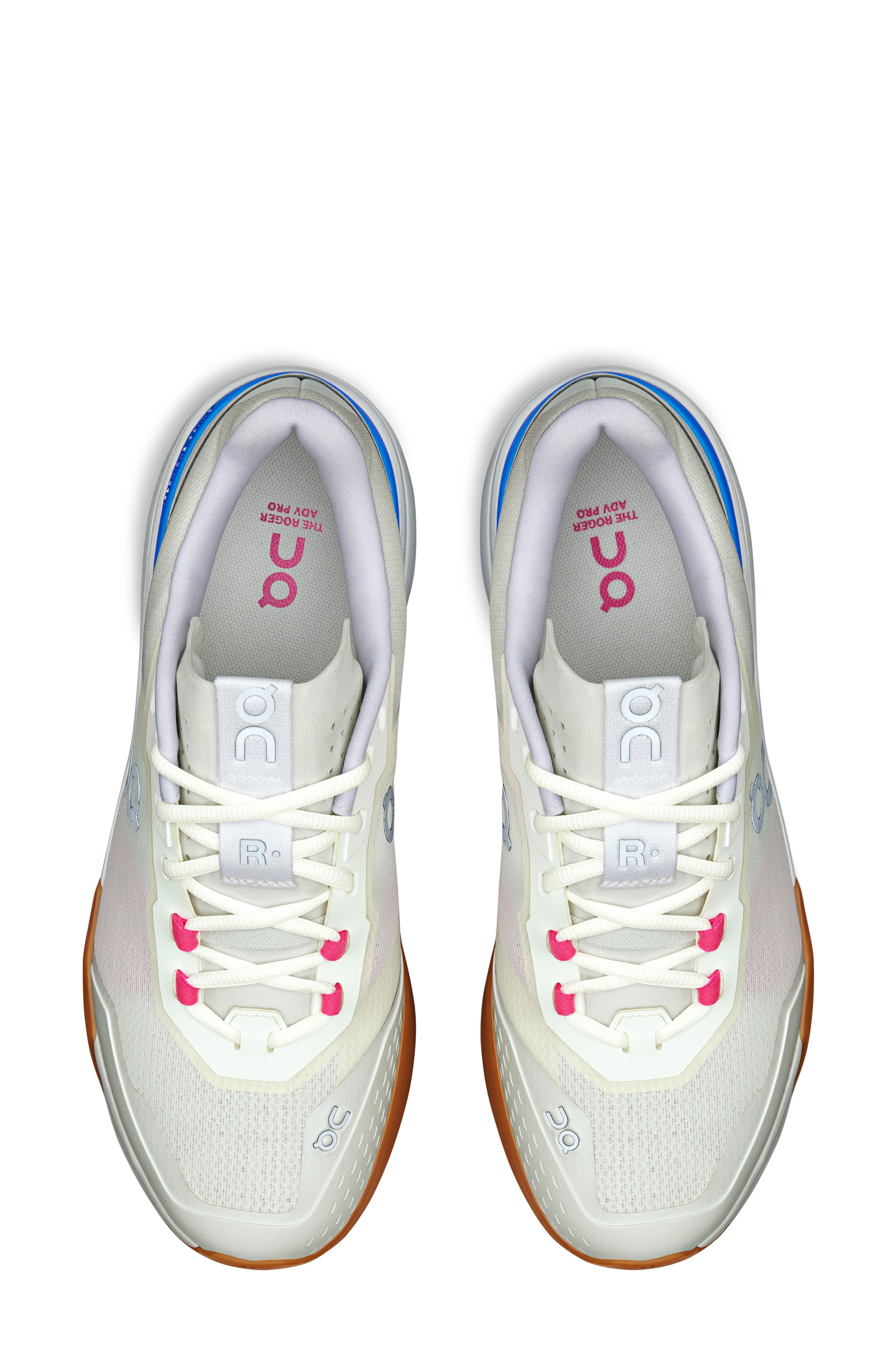On THE ROGER Adv Pro Tennis Shoe in Ivory/Malibu at Nordstrom - 3