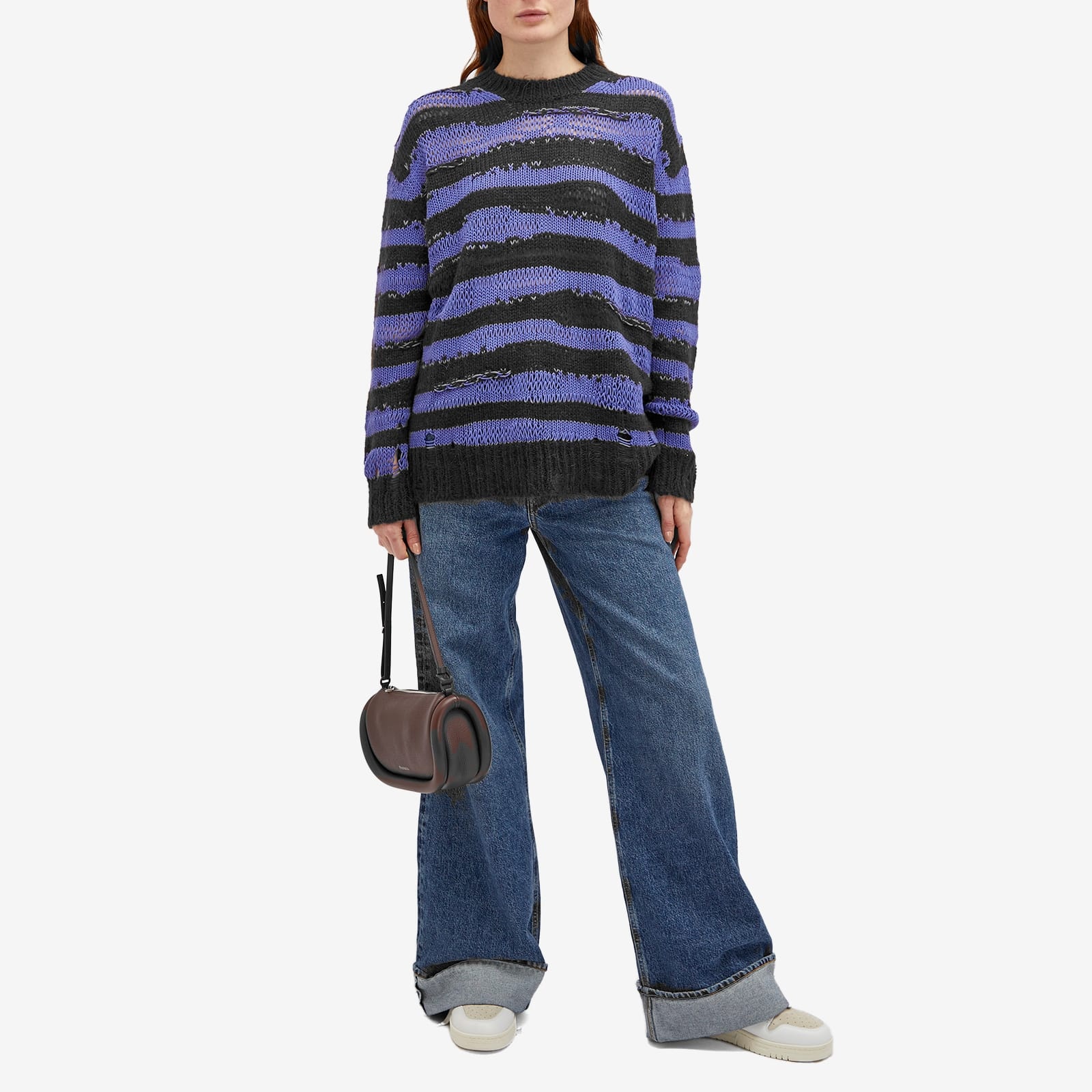 【１着でも送料無料】 Acne Studios Acne Studios Karita Mohair Stripe Jumper トップス