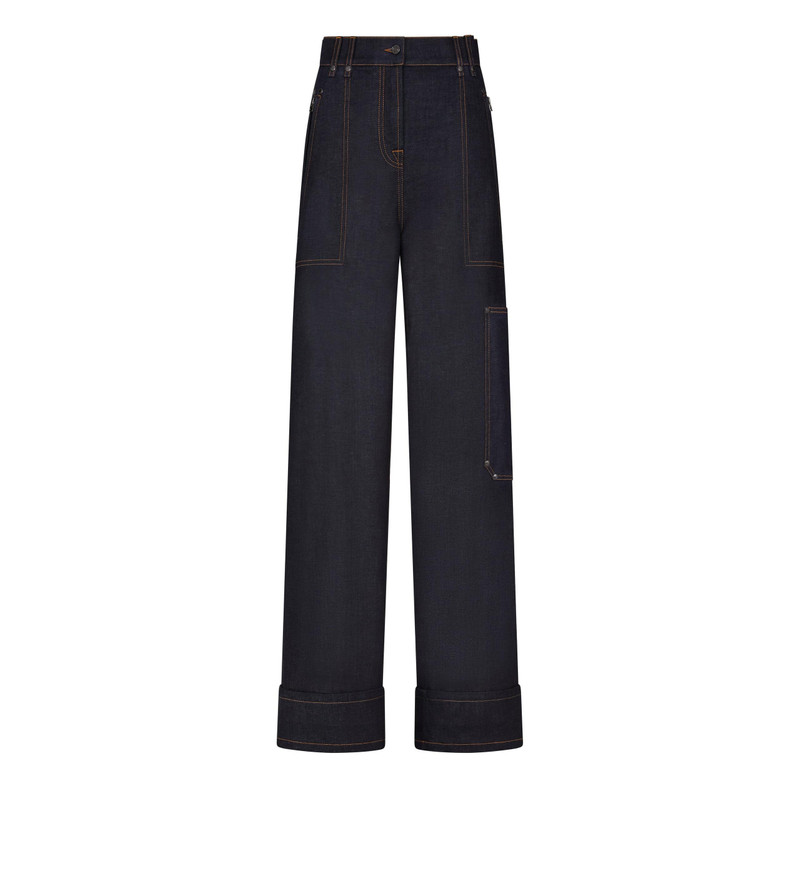 LIGHTWEIGHT DENIM WIDE LEG PANTS 1