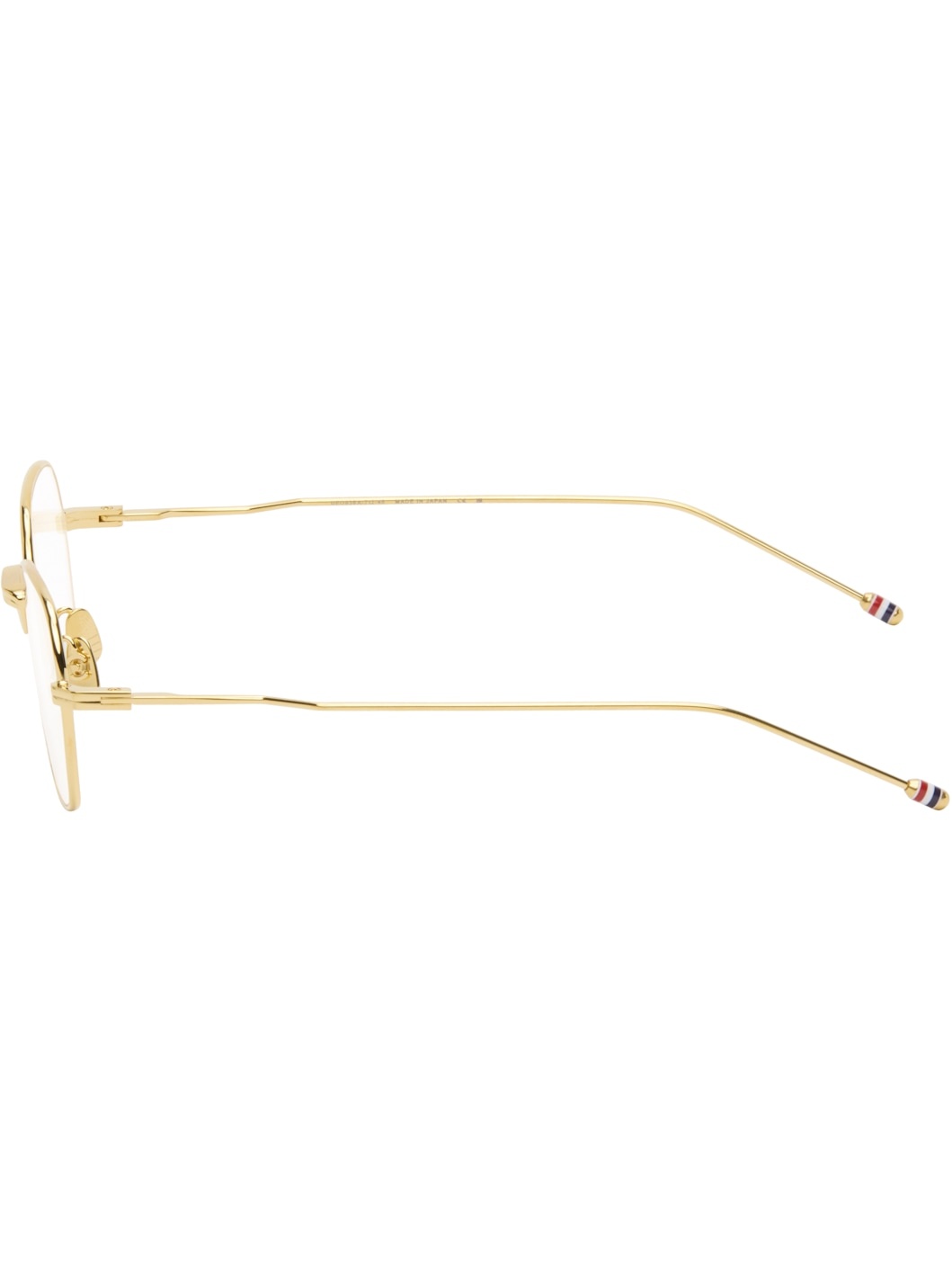 Gold Rectangular Glasses - 3