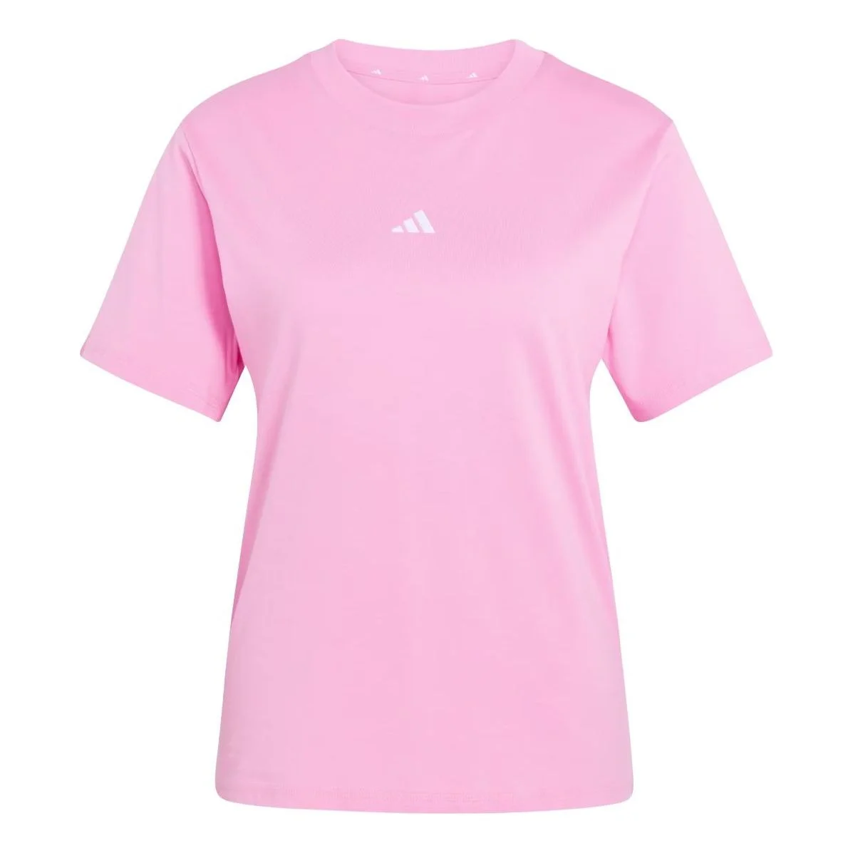 (WMNS) adidas Essentials Small Logo Cotton Tee Asia Sizing 'St Tropic Bloom White' KQ7557 - 1