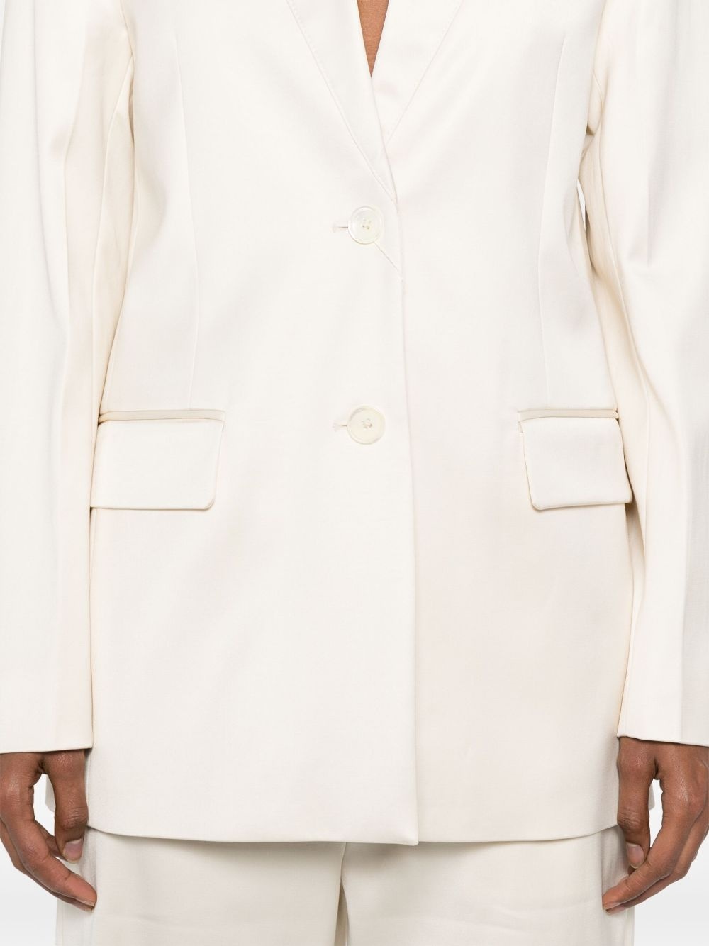 single-breasted blazer - 5