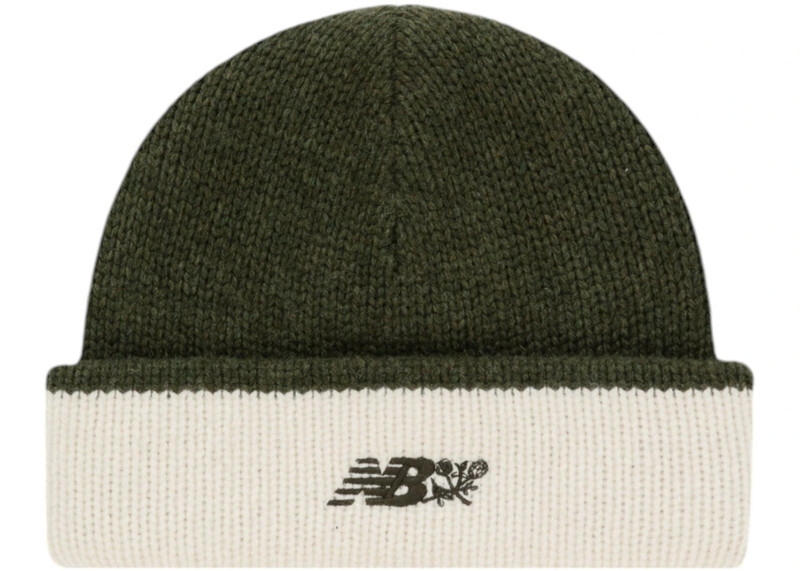 Aime Leon Dore x New Balance 997 Two Tone Wool Beanie Green 1