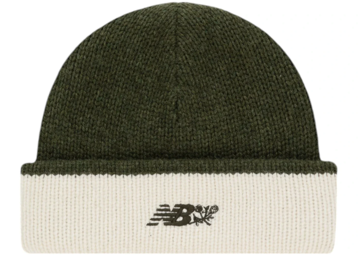 Aime Leon Dore x New Balance 997 Two Tone Wool Beanie Green - 1
