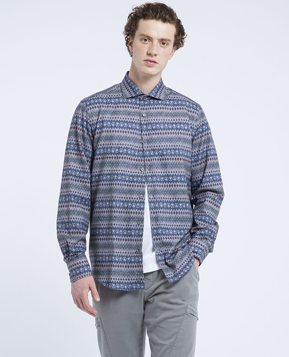 Printed cotton twill Shirt - 2