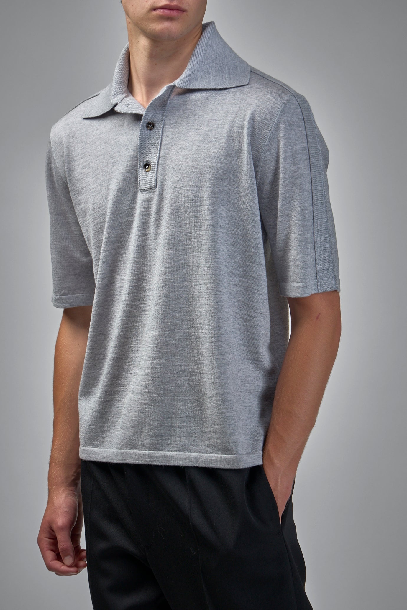 Polo Zig Zag Detail Knit - 4
