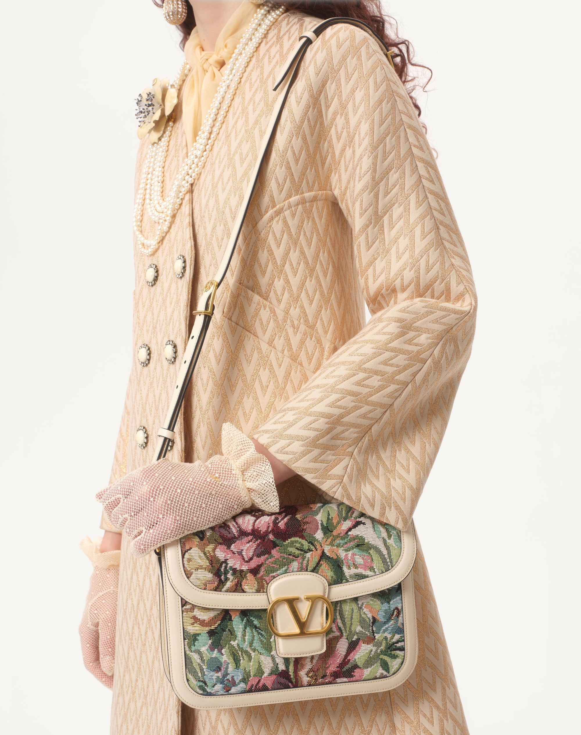 LUREX JACQUARD TOUTE LA V COAT - 3