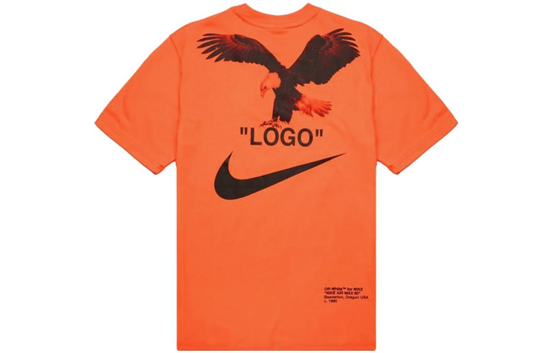 Nike Nike x OFF-WHITE NRG A6 Tee 'Orange Black' BQ0827-891 outlook