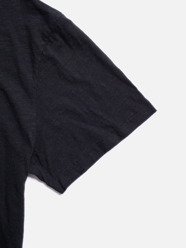 Roffe Slub T-Shirt Black - 3