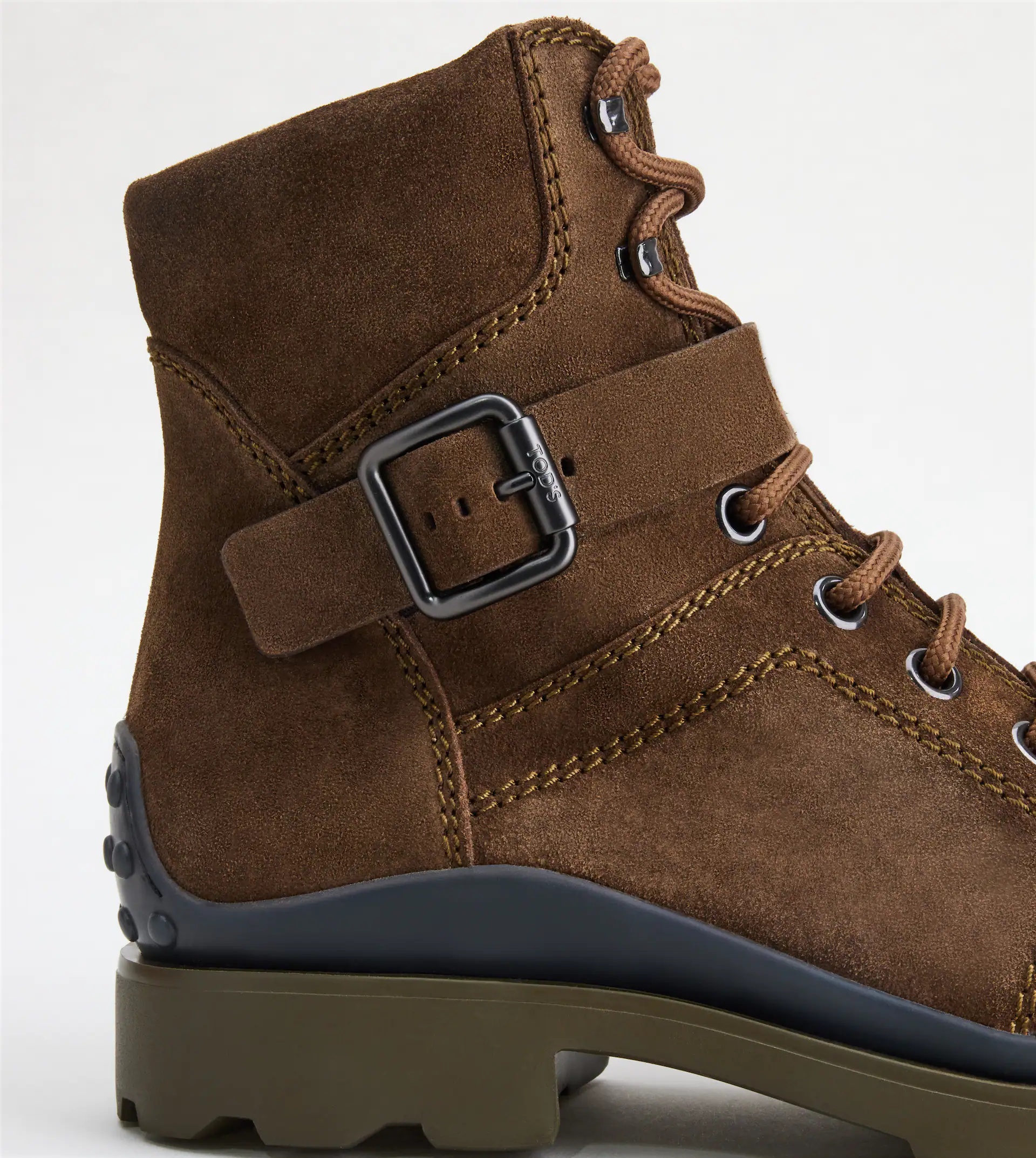 ANKLE BOOTS IN SUEDE - BROWN - 8