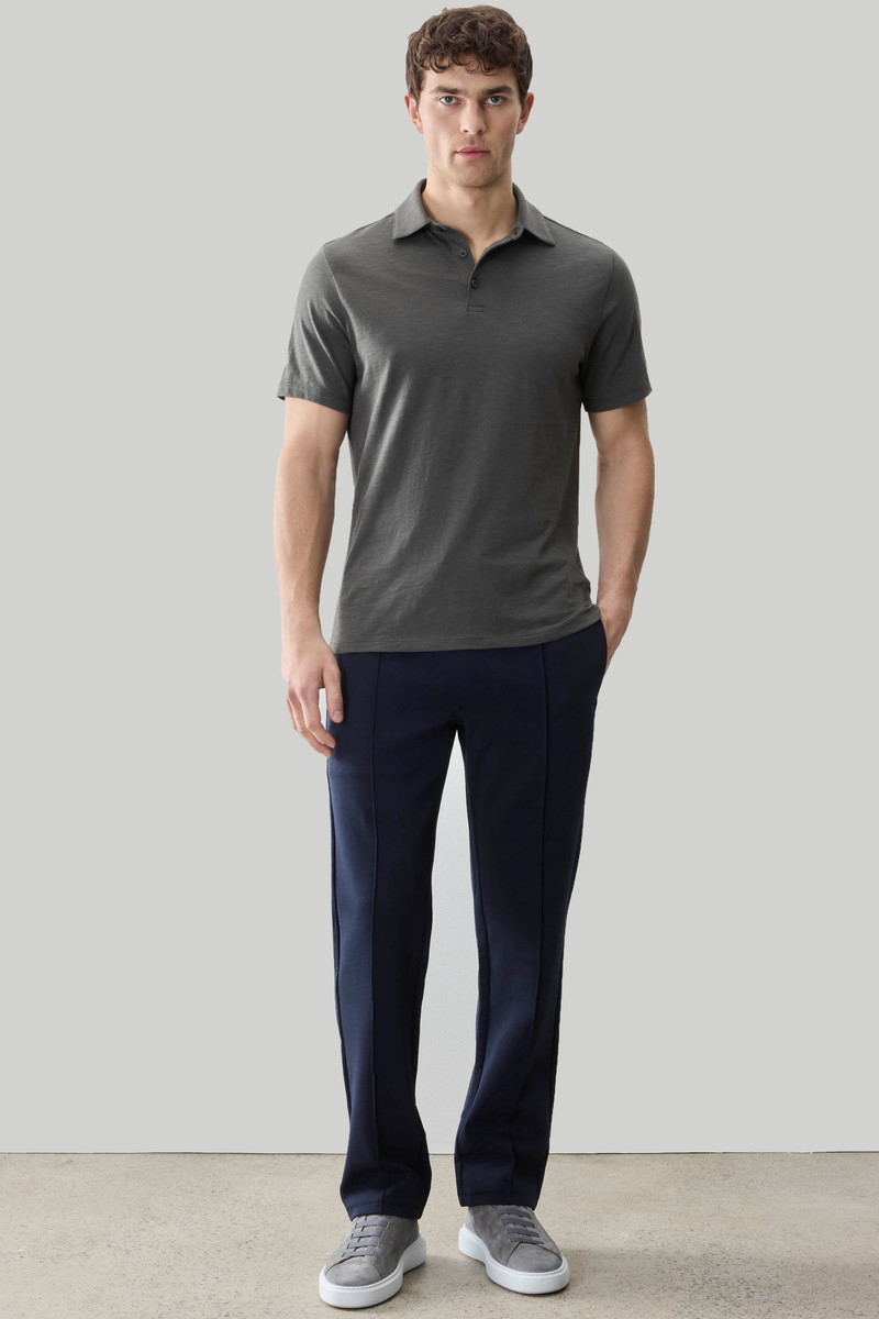 ROBERT BARAKETT Brightwood Short Sleeve Slub Polo outlook