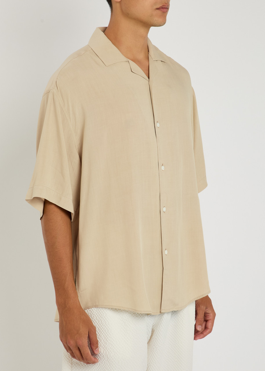 Ami Paris Logo-embroidered Woven Shirt - 2
