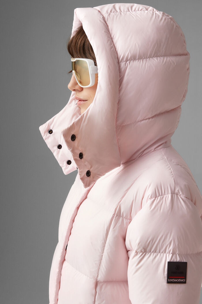 Barna Quilted coat in Pink - 4