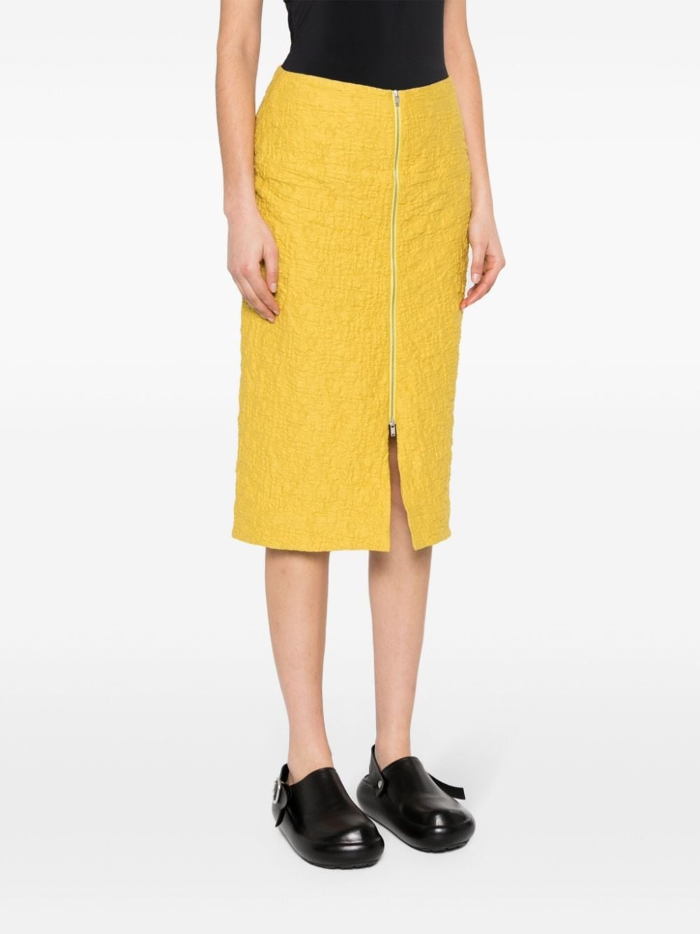 cloquÃ© midi skirt - 3