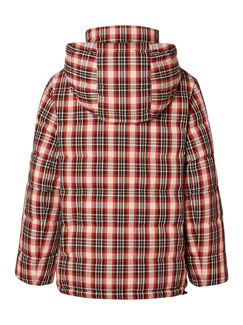 reversible tartan puffer jacket - 6