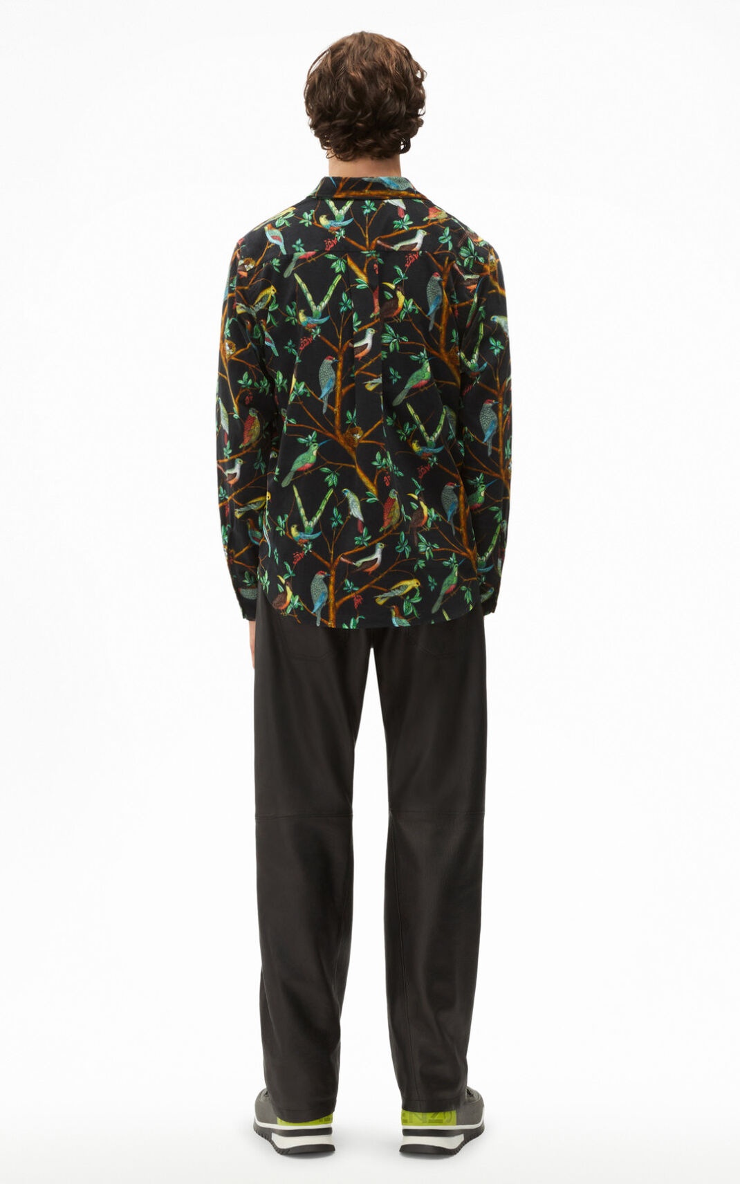'Tapestry of birds' casual shirt - 4