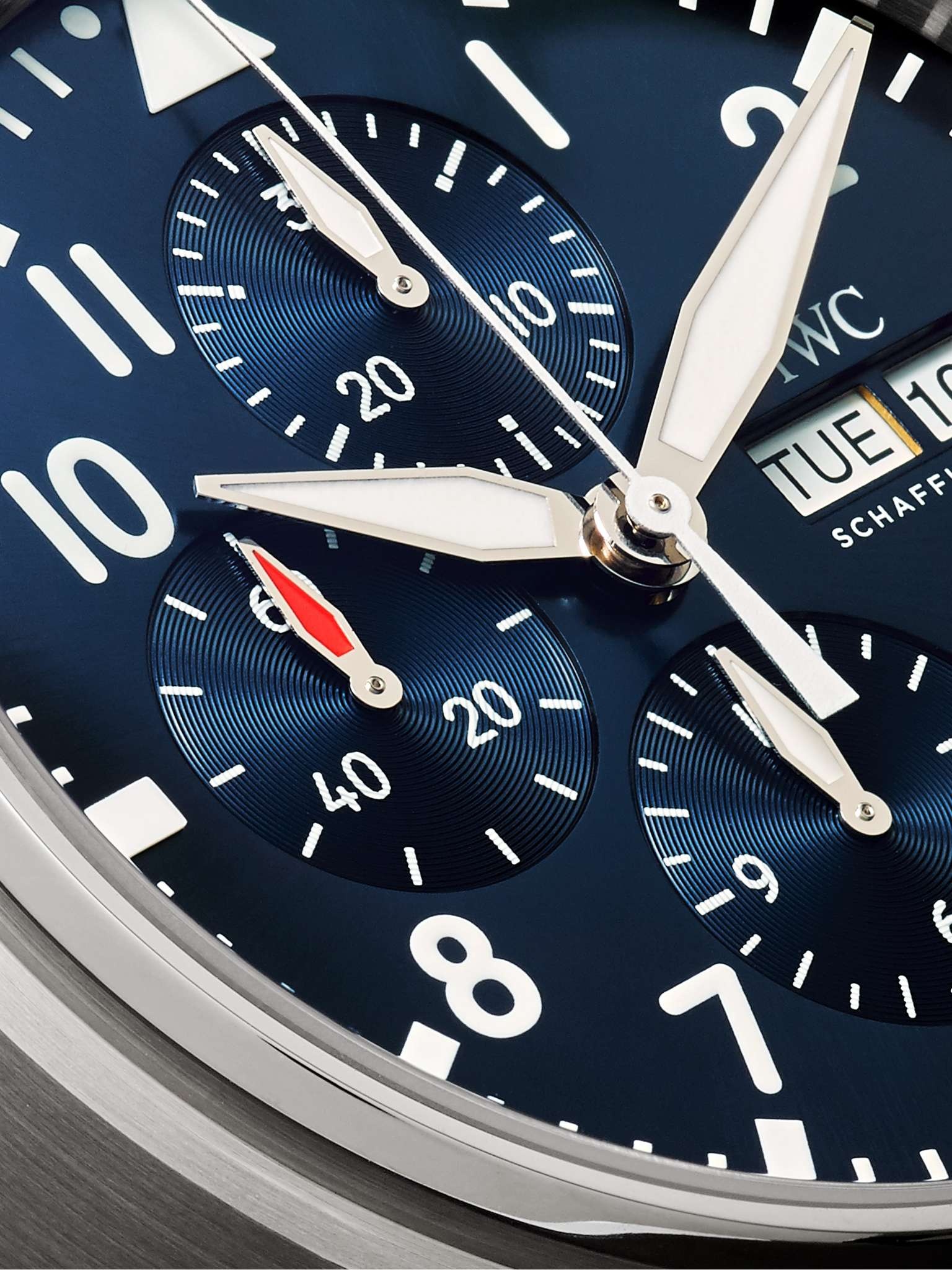 Pilot's Le Petit Prince Edition Automatic Chronograph 43mm Stainless Steel and Leather Watch, Ref. N - 6