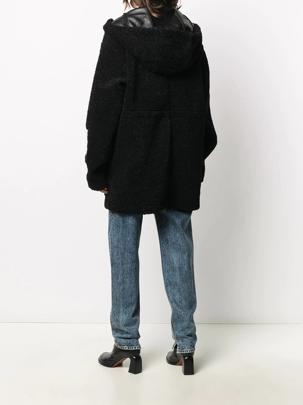 oversized hooded coat - 4