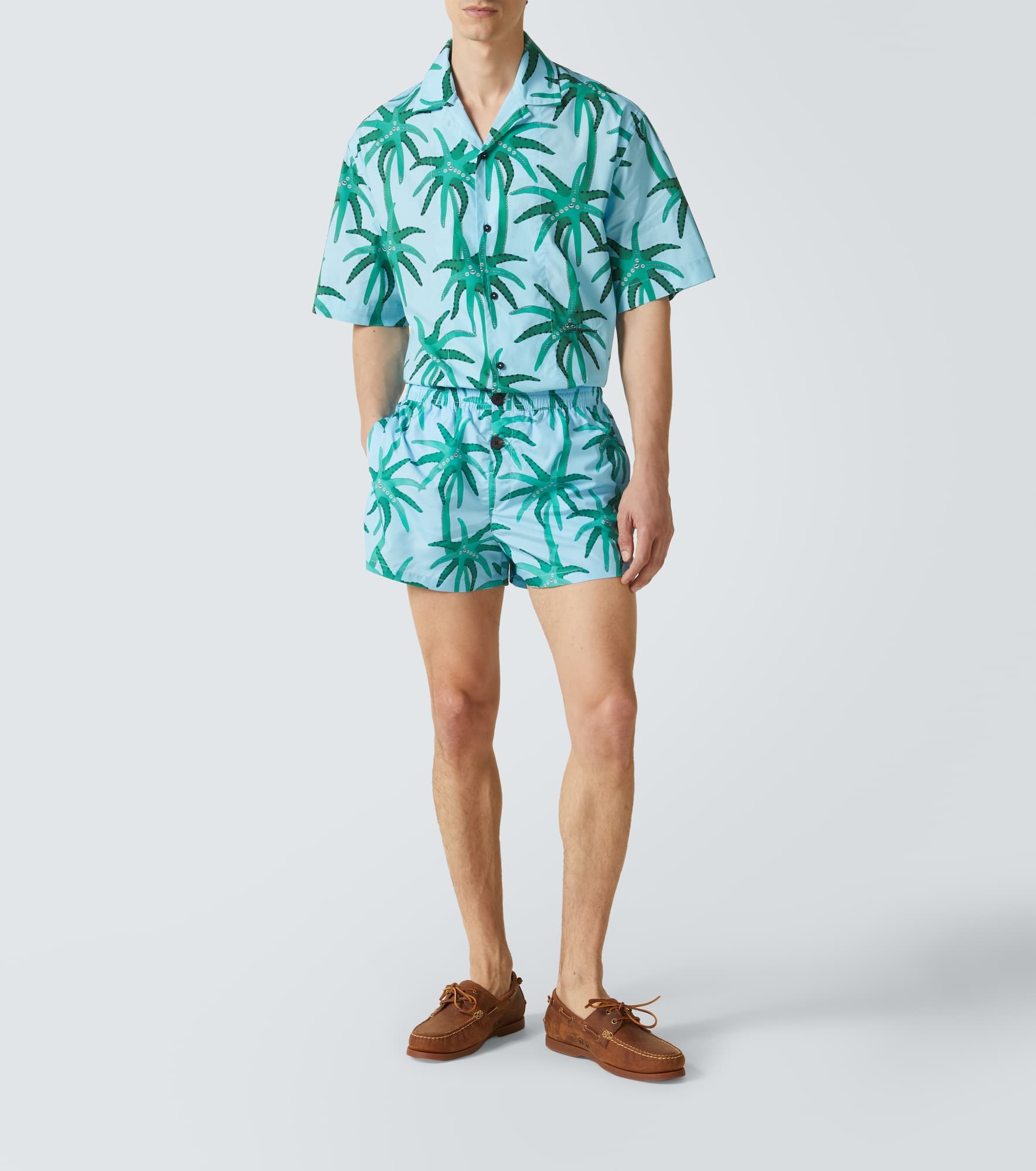 Jean printed cotton poplin shirt - 2