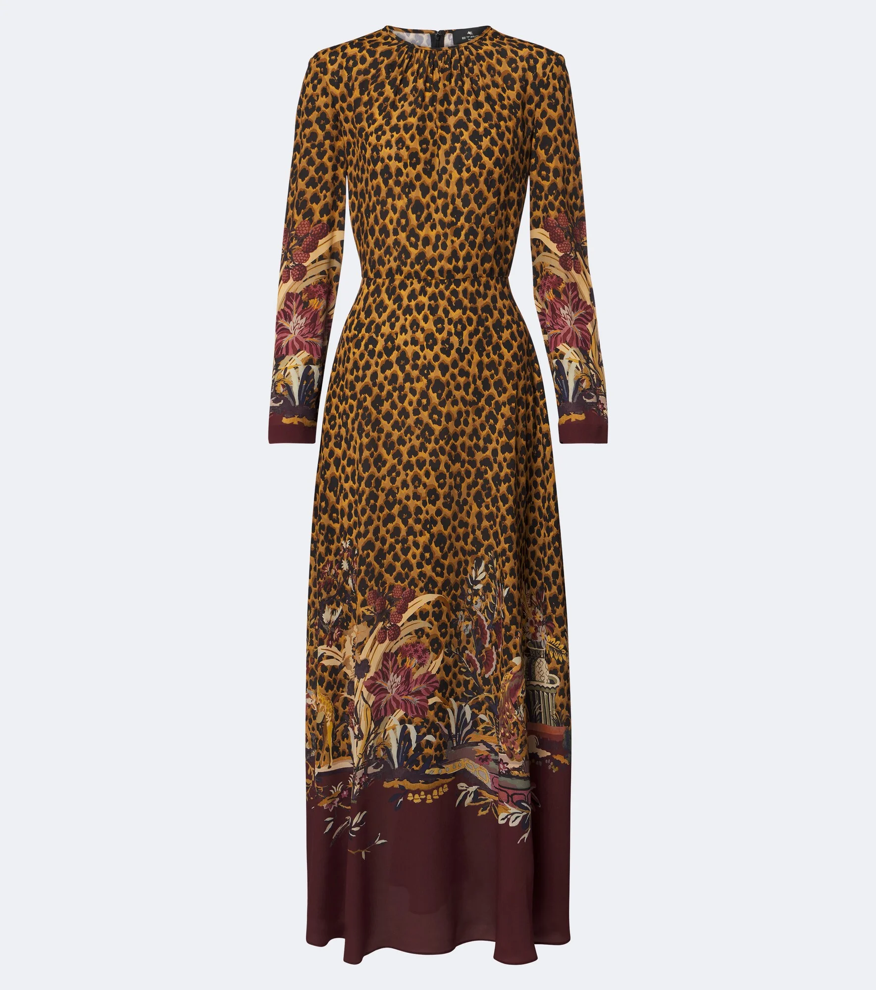 Leopard-print maxi dress - 1