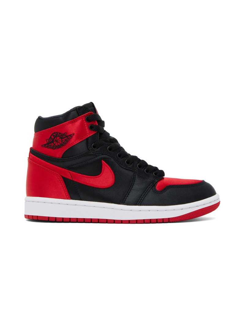 Red & Black Air Jordan 1 Retro Sneakers - 1