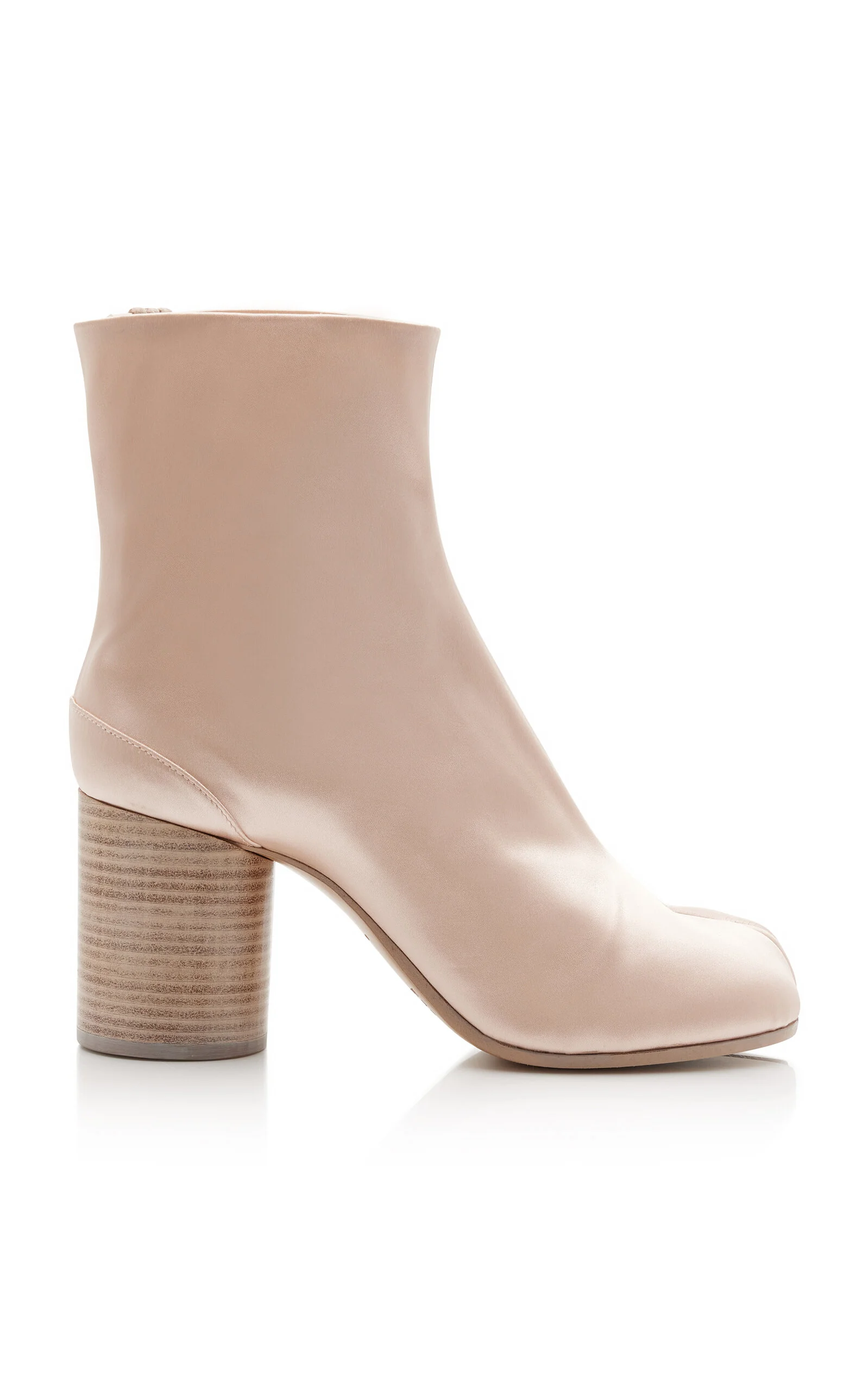 Tabi Satin Ankle Boots pink - 1