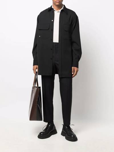 Jil Sander cropped straight-leg trousers outlook