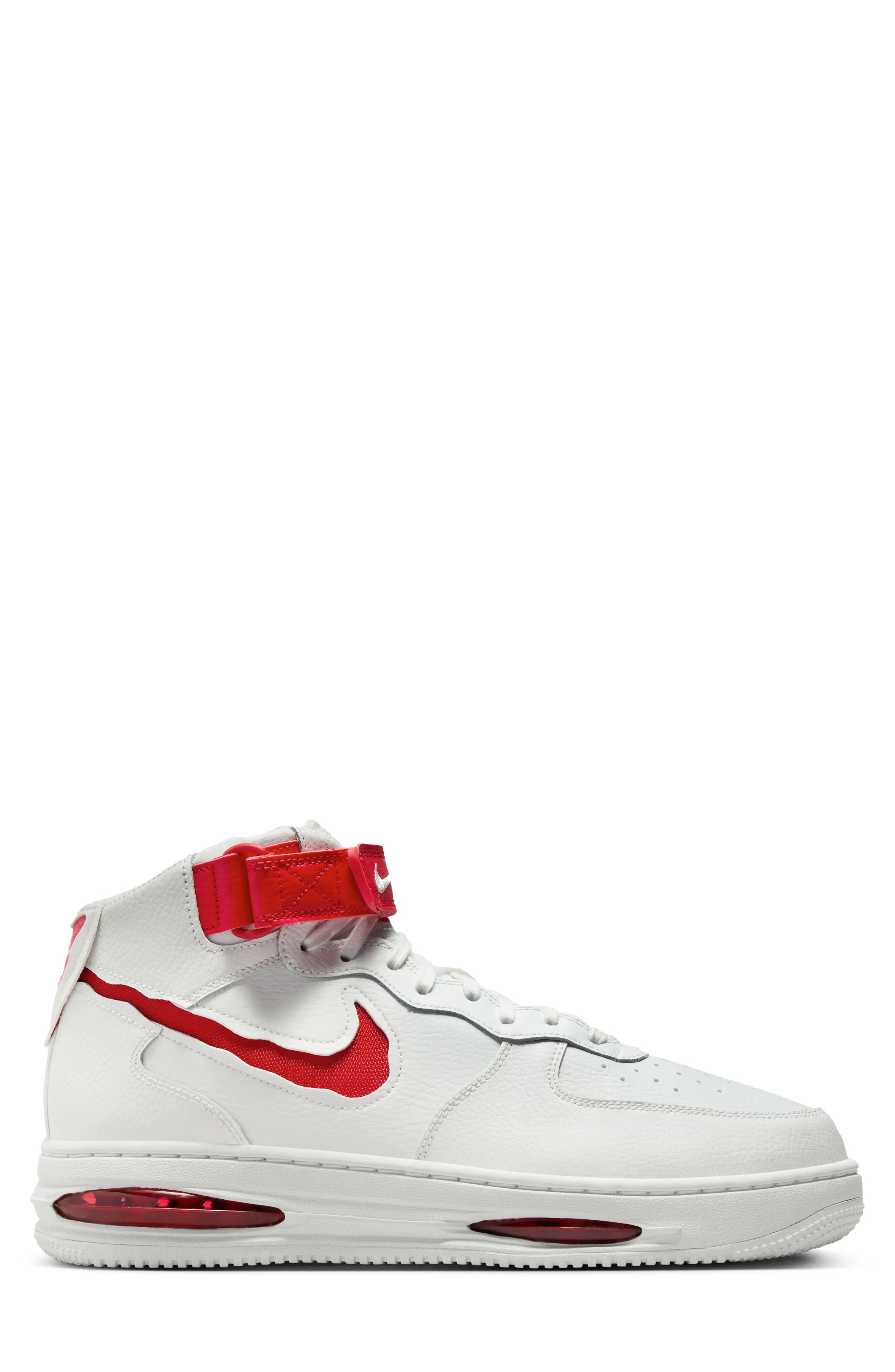 Air Force 1 Mid Remastered Sneaker in Summit White/University Red - 2