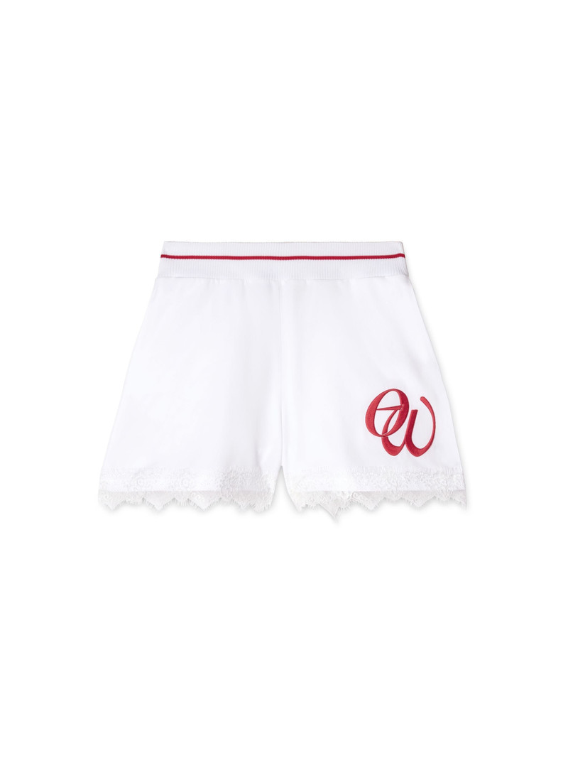 Poplin Ow Embr Baseball Short - 1
