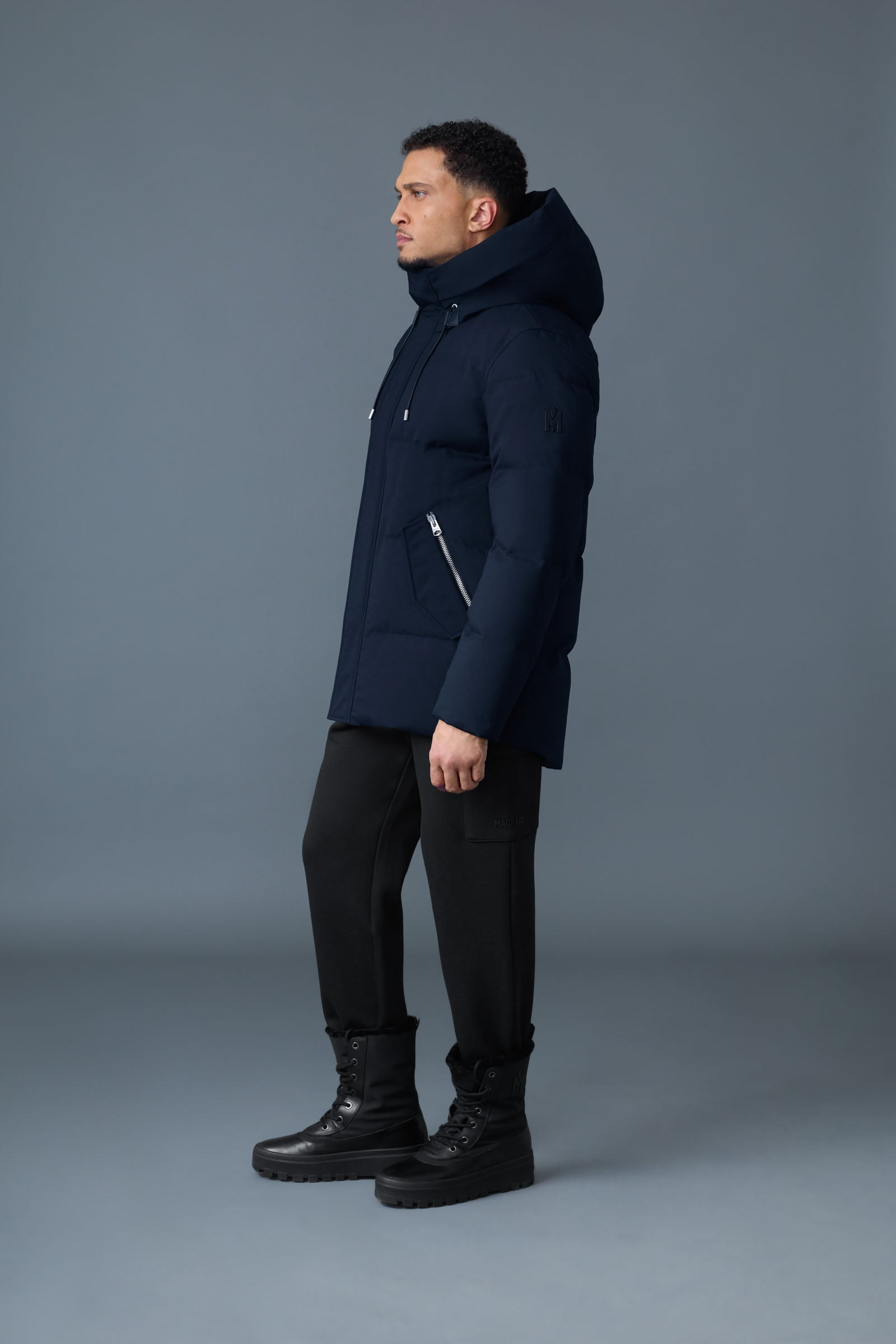 GRAYDON 2-in-1 lustrous light down jacket - 4