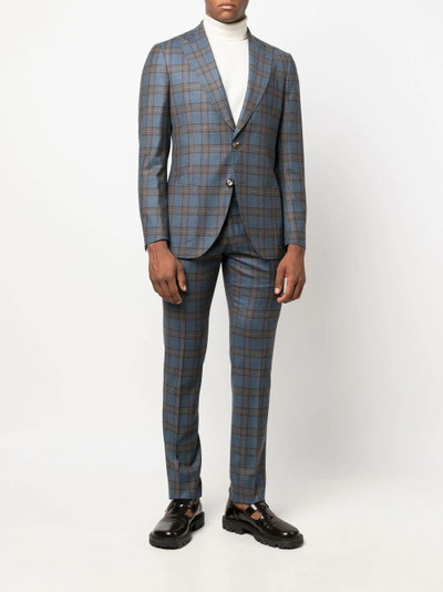 Etro checked two-piece suit outlook