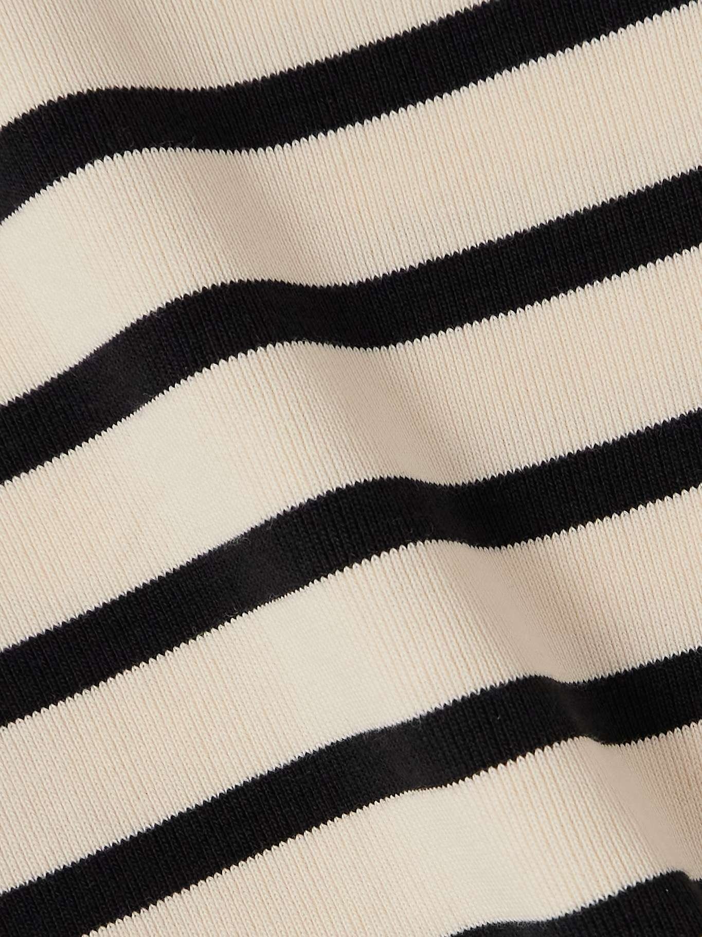 Appliquéd striped cotton-jersey T-shirt - 5