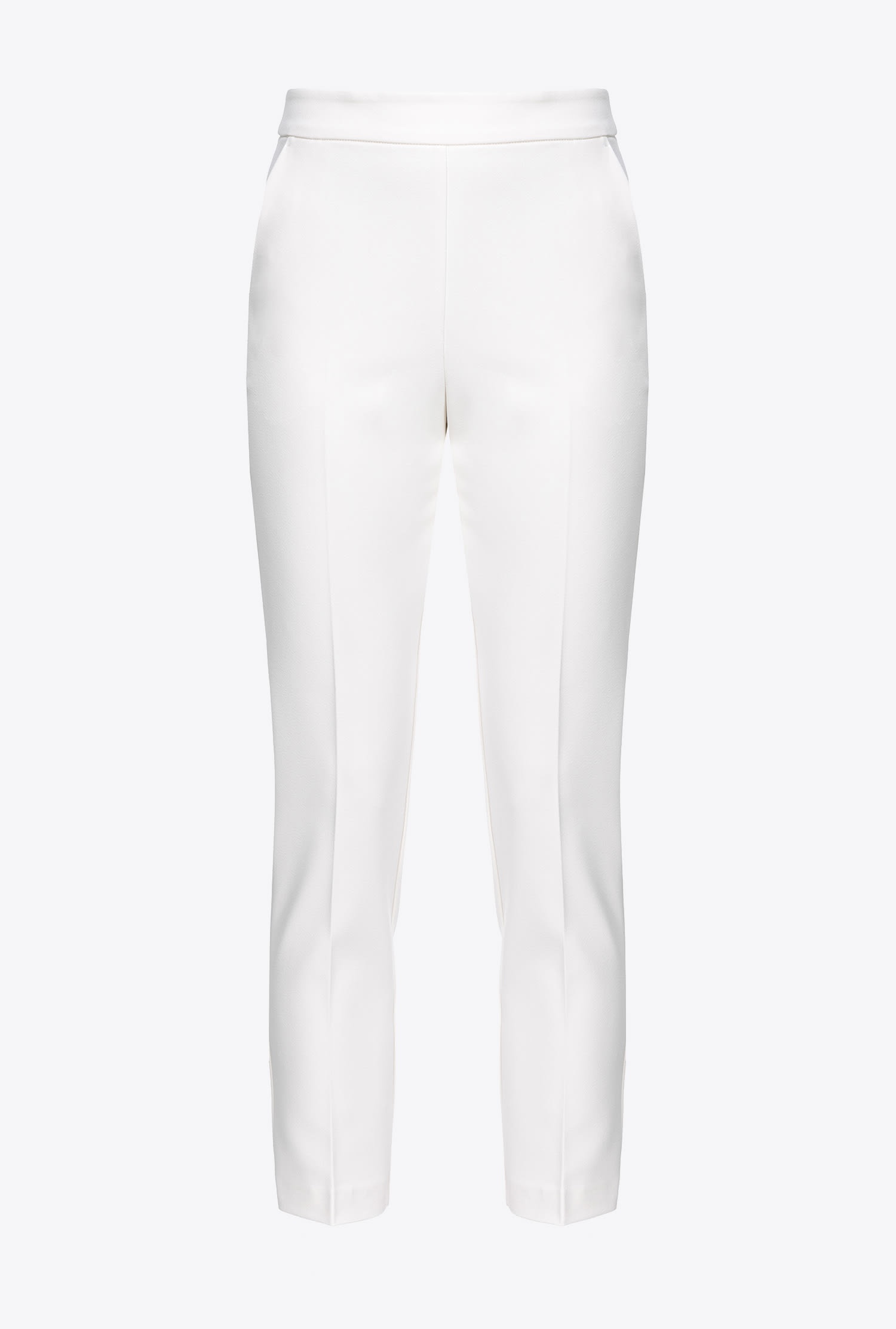 SLIM-FIT TROUSERS IN TECHNICAL STRETCH CREPE - 1