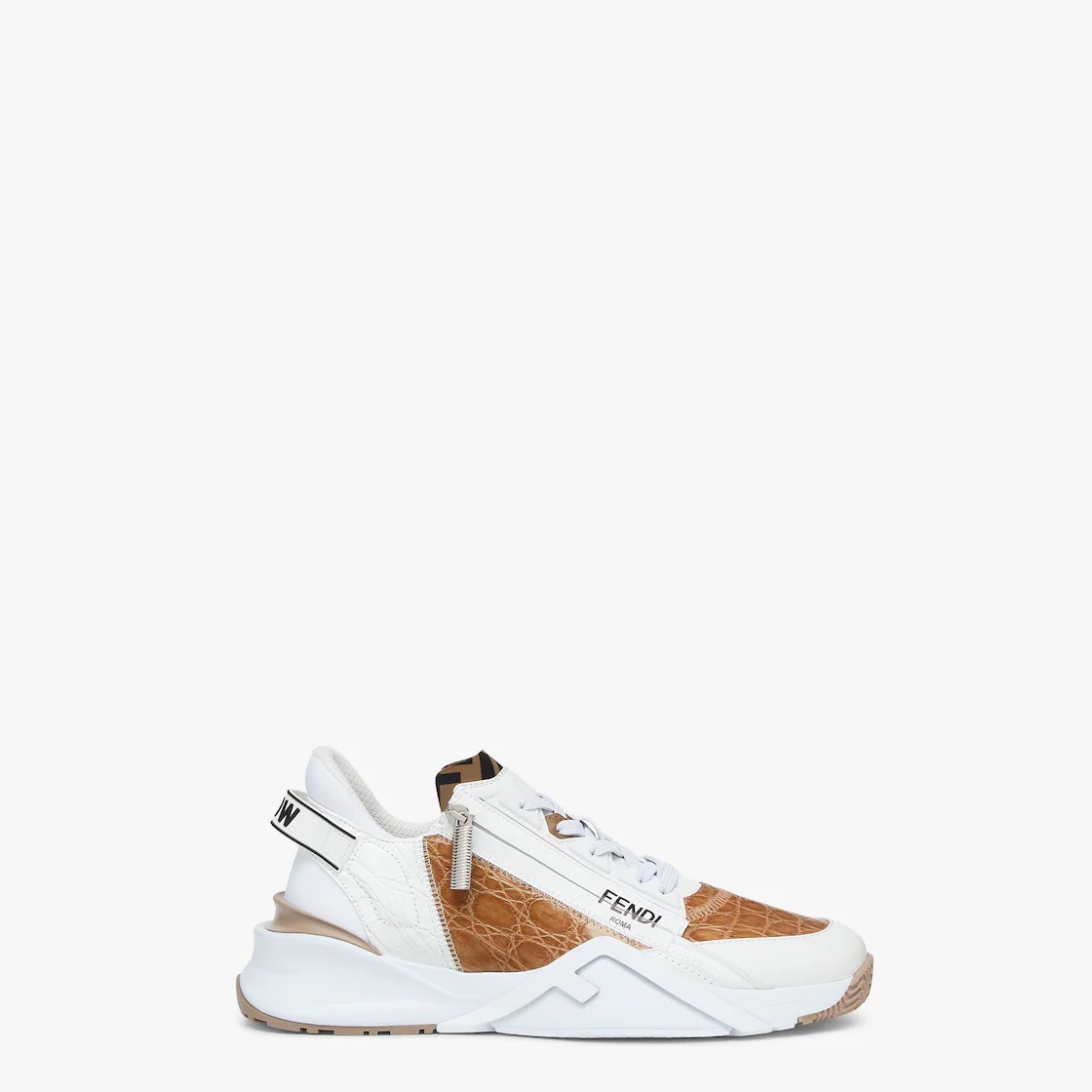 White leather low-tops - 1