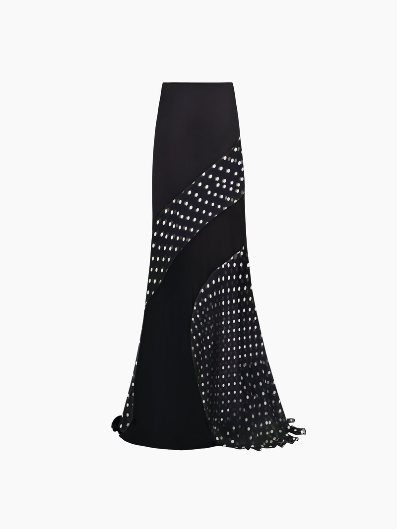 Long Polka Dot Skirt 5