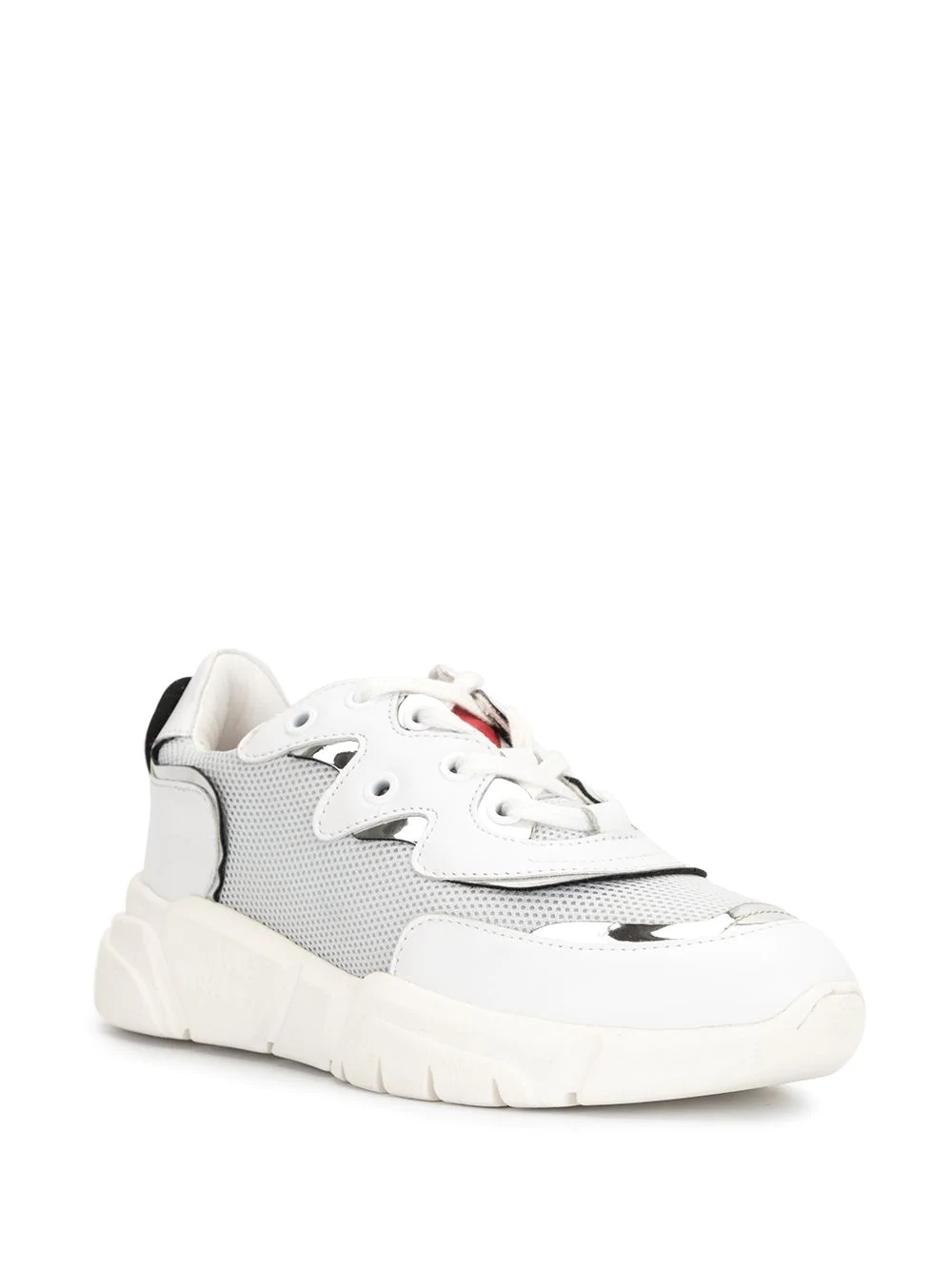 mesh chunky sole sneakers - 2