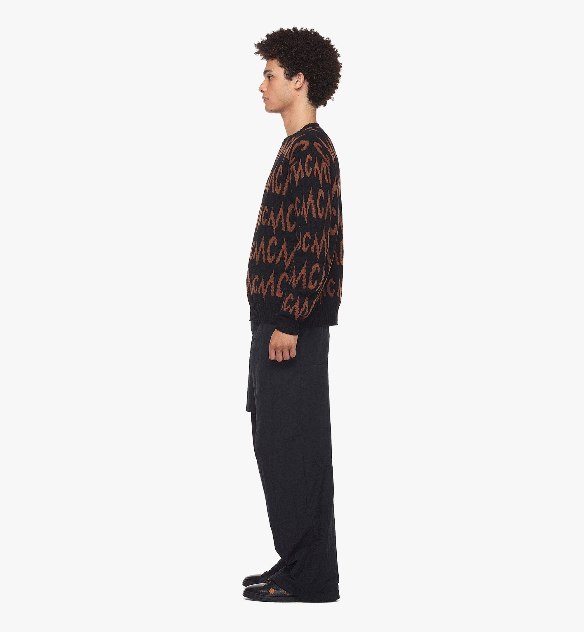 Monogram Jacquard Sweater in Recycled Cashmere - 4