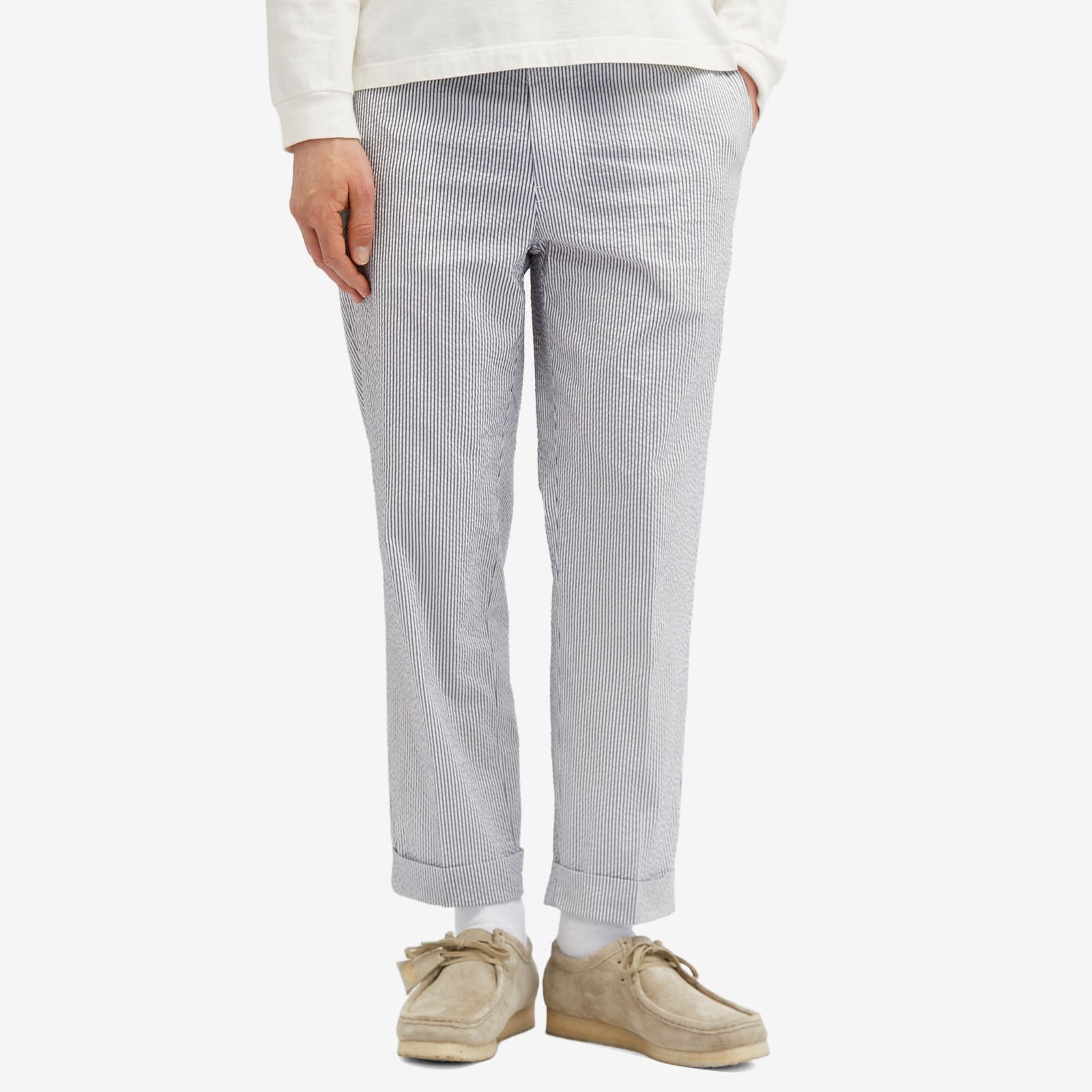 Beams Plus COOLMAX® Seersucker Ivy Trousers - 2