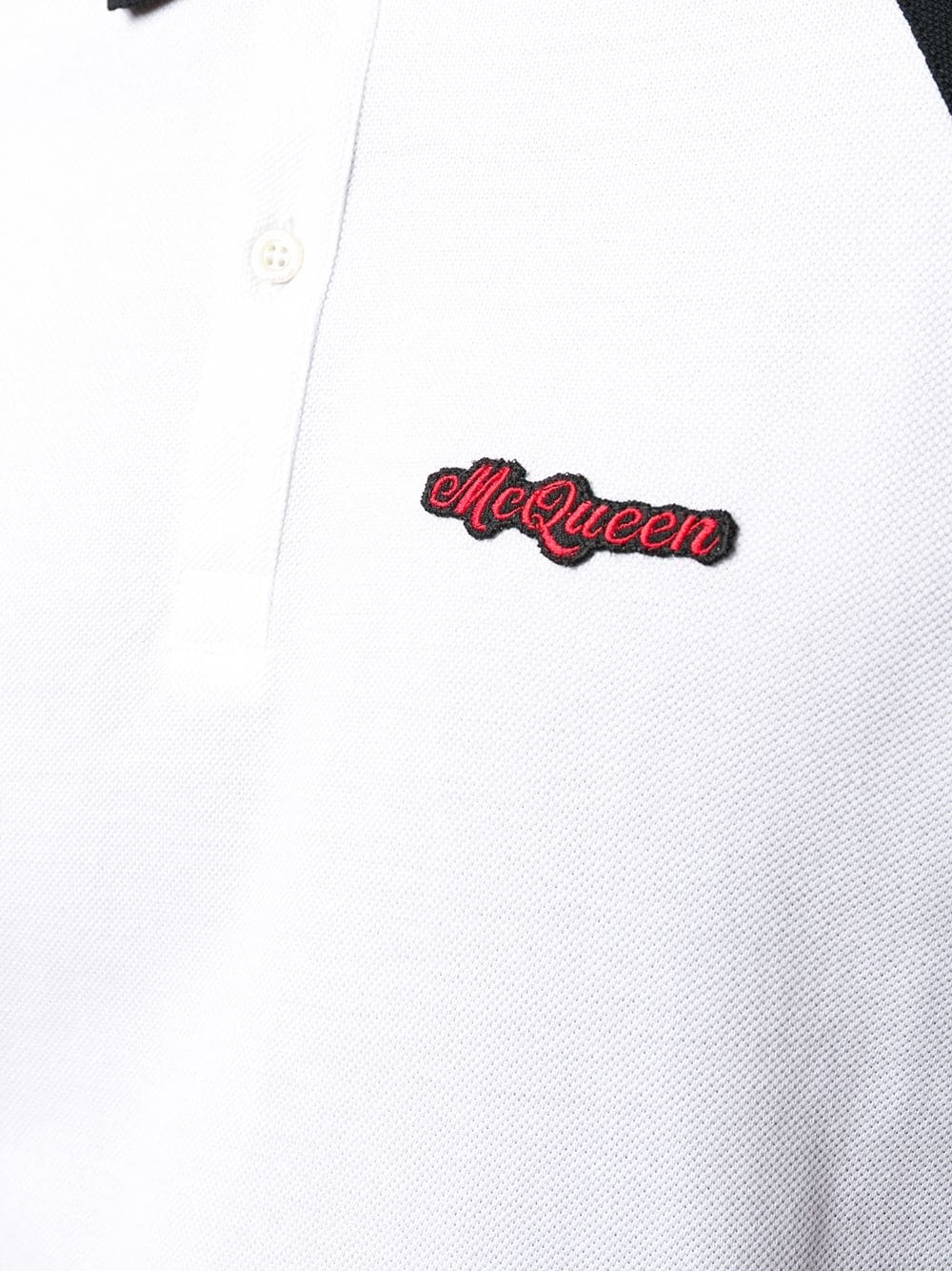 embroidered logo polo shirt - 5