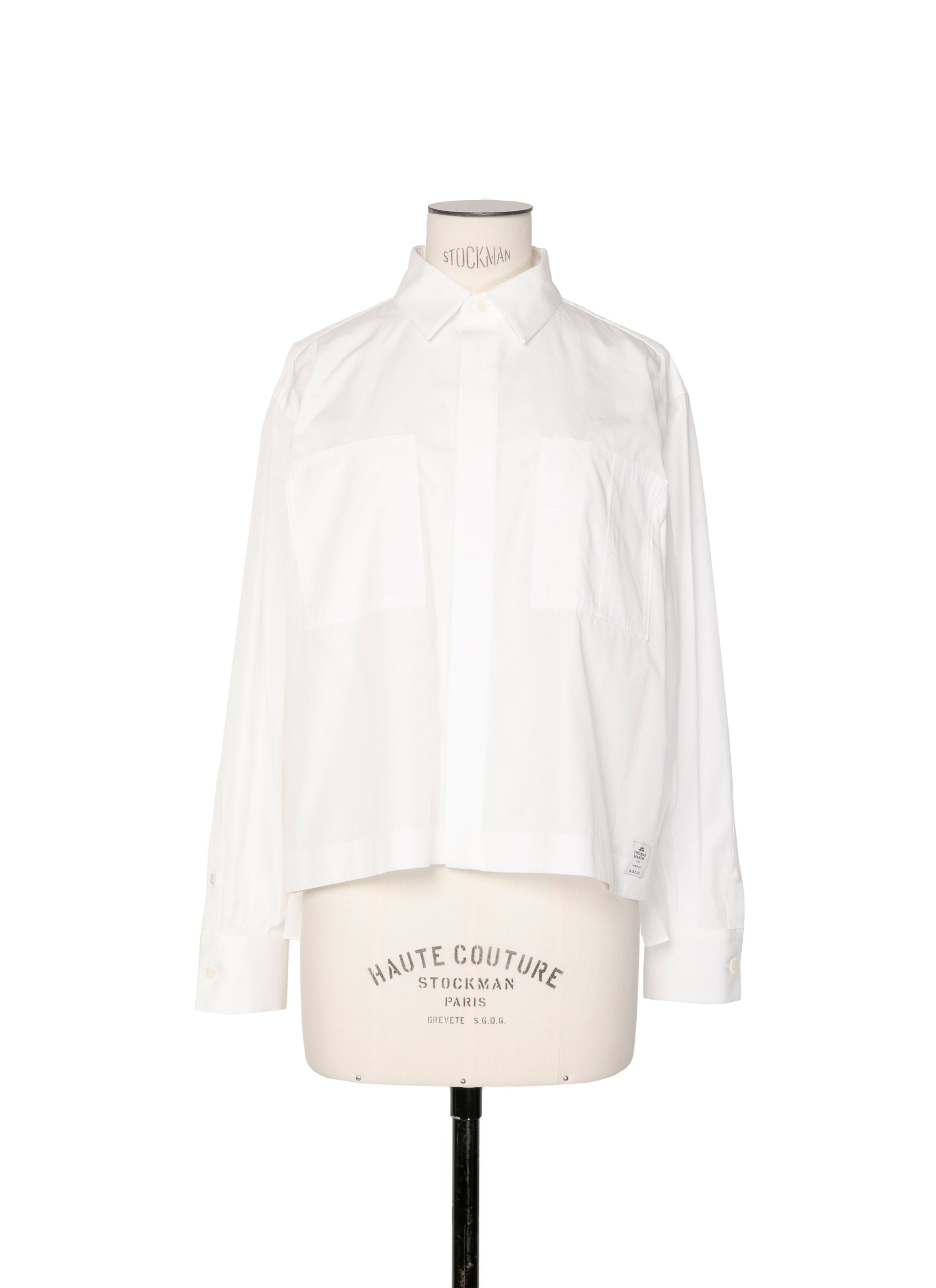sacai Thomas Mason cotton shirt - White