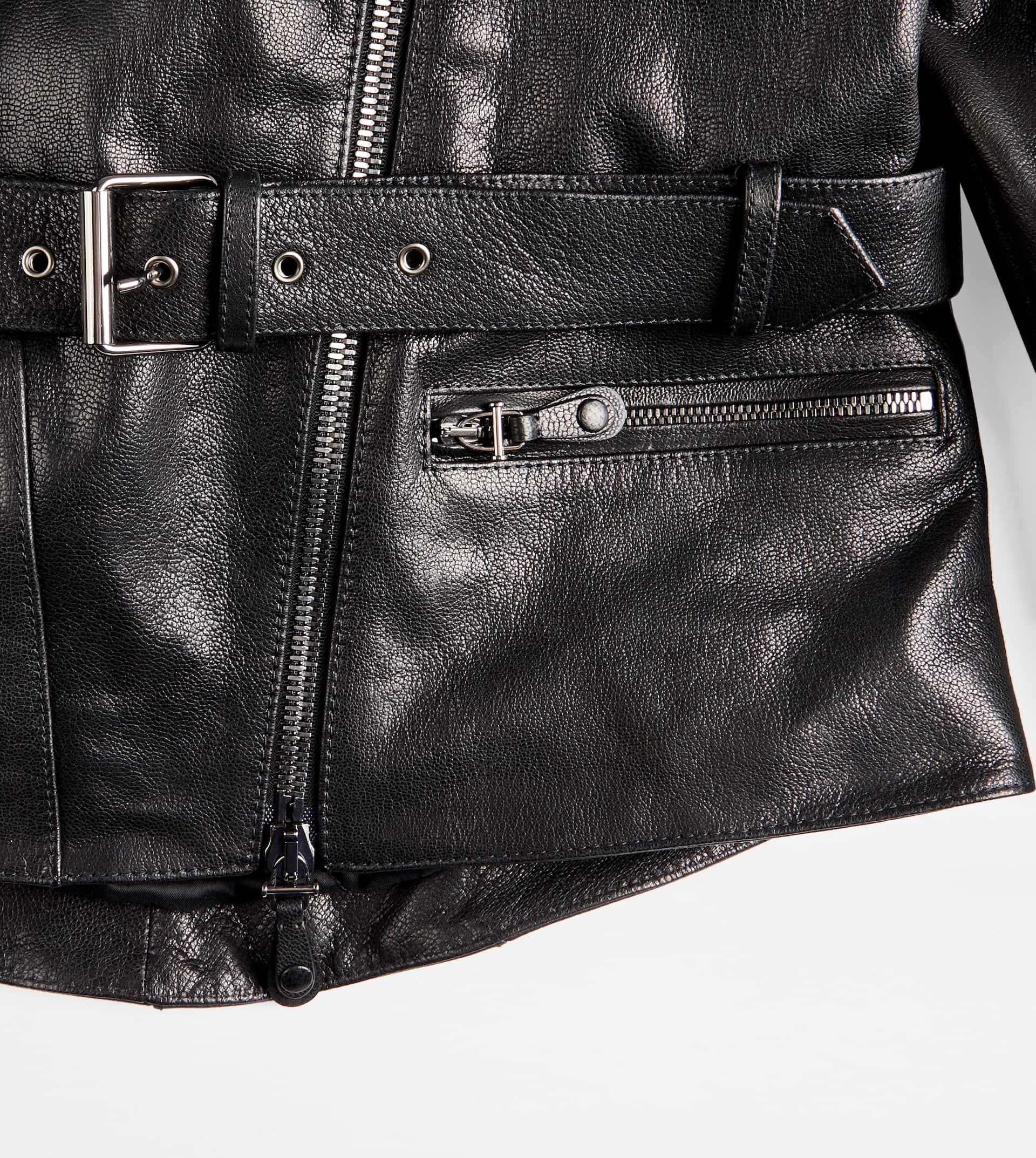 BIKER JACKET - BLACK - 6