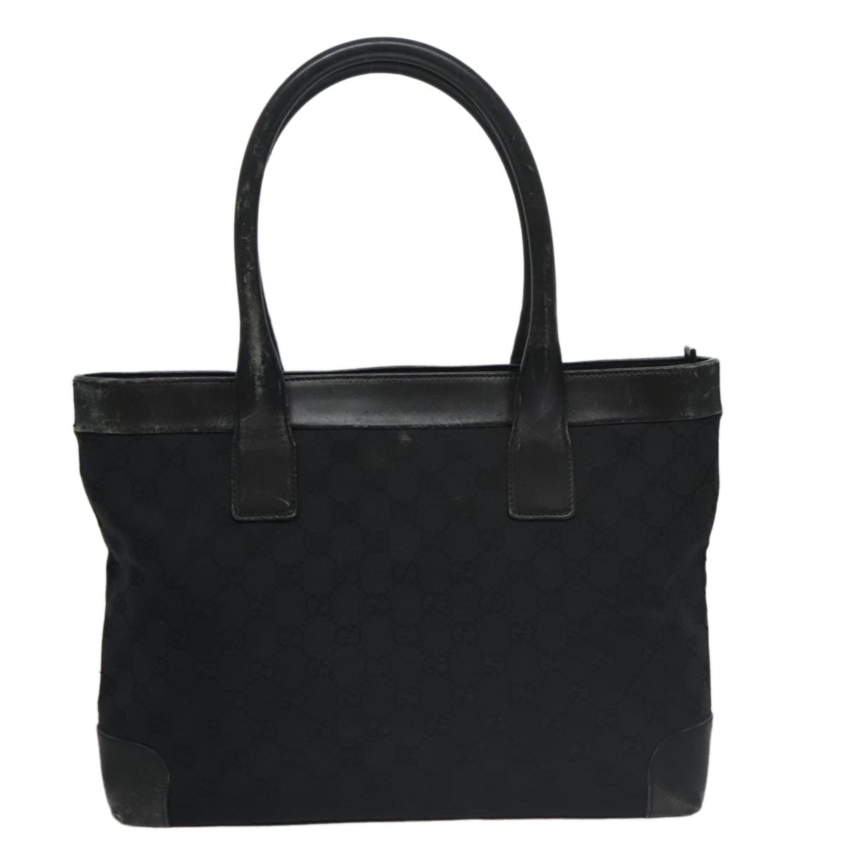 GUCCI GG Canvas Hand Bag Black - 2