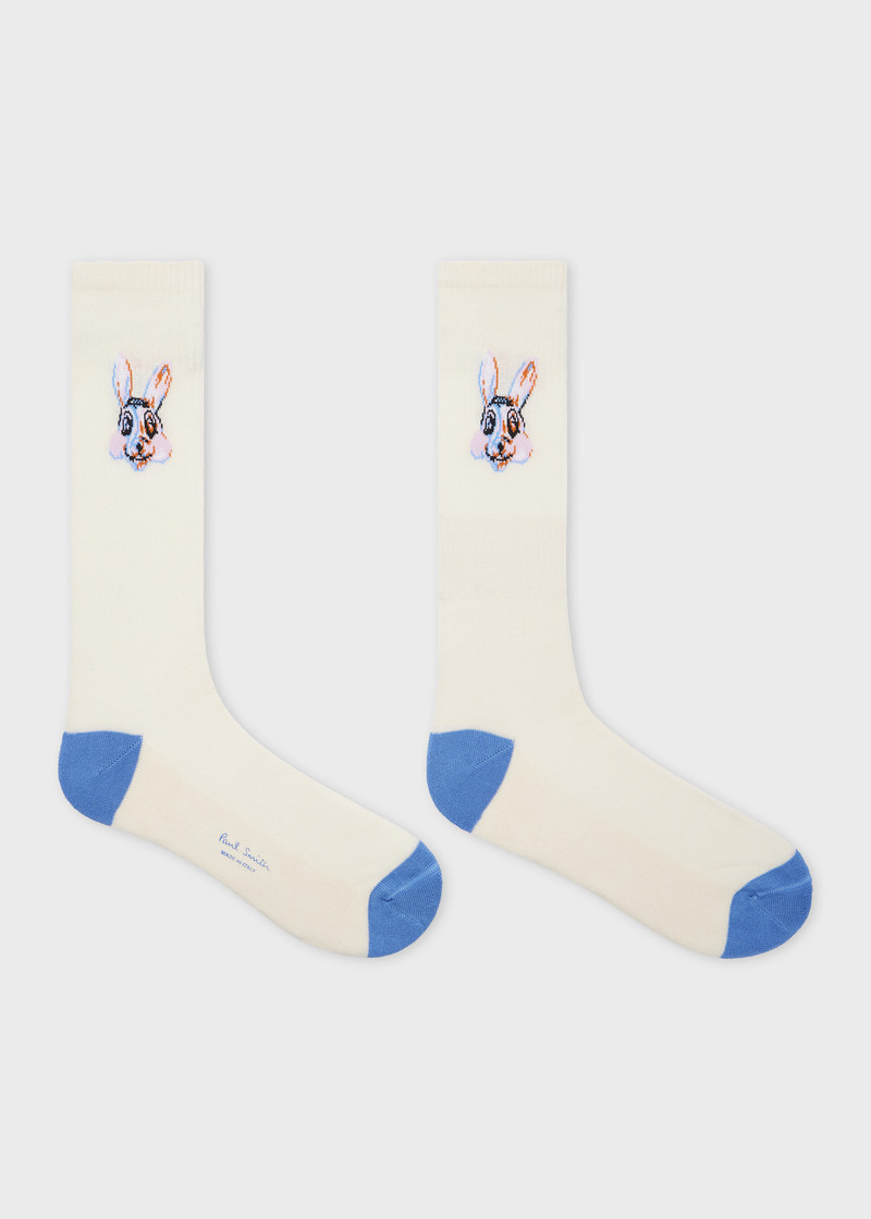 Paul Smith White Bunny Socks outlook
