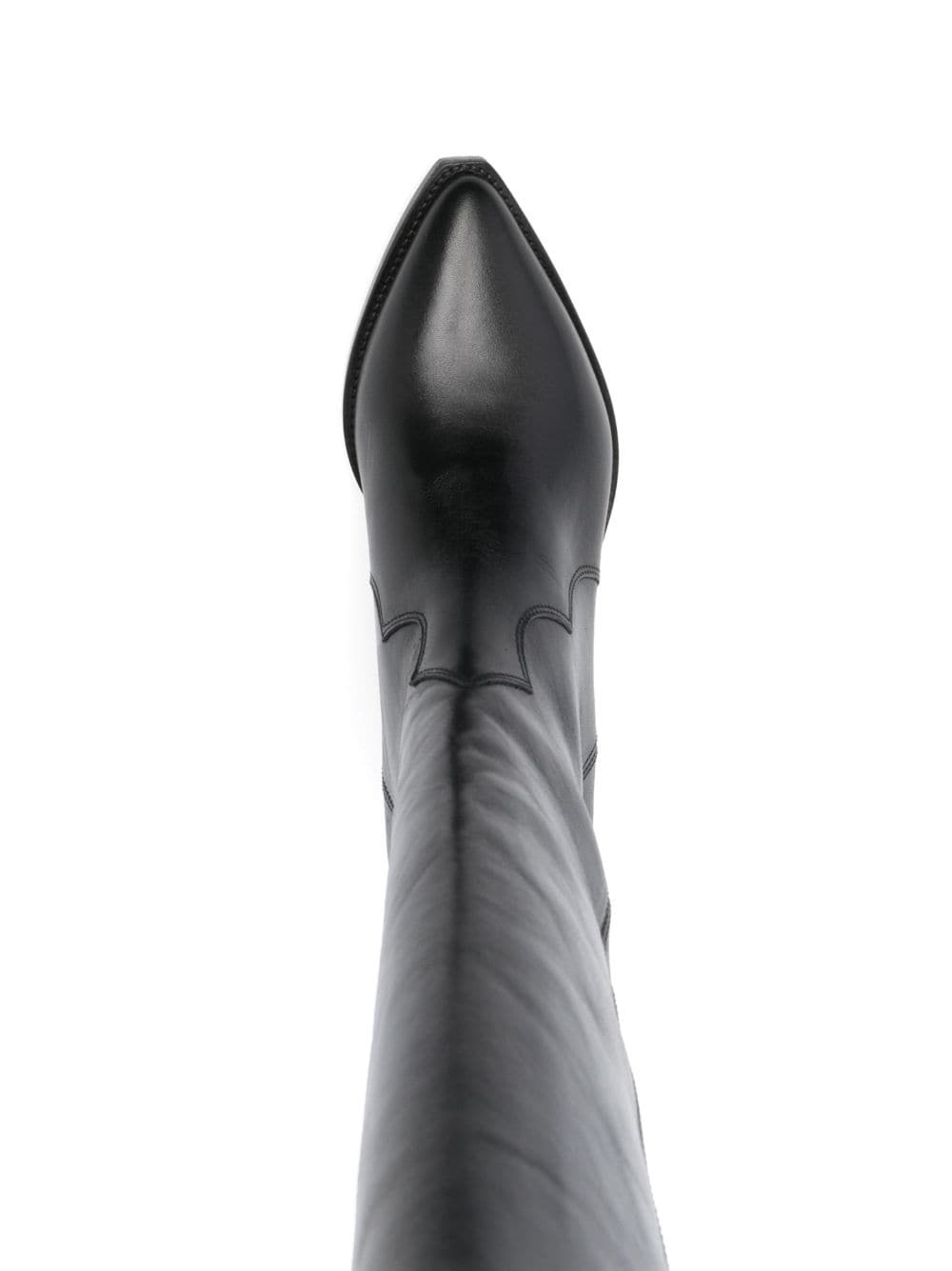 Denvee 40mm leather knee-high boots - 4