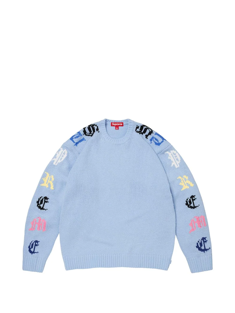 Old English intarsia-knit sweater - 1