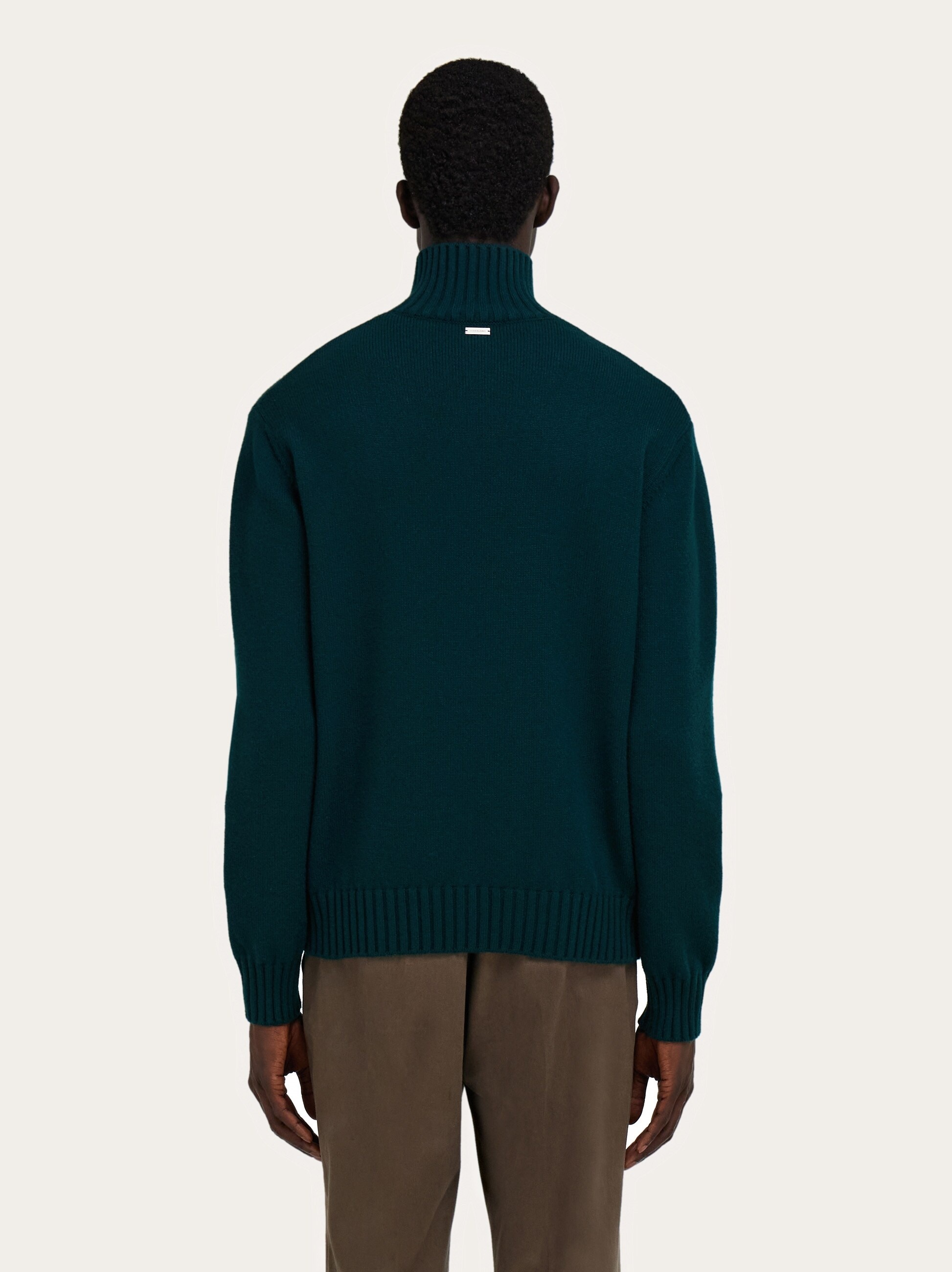 High neck cashmere pullover - 3