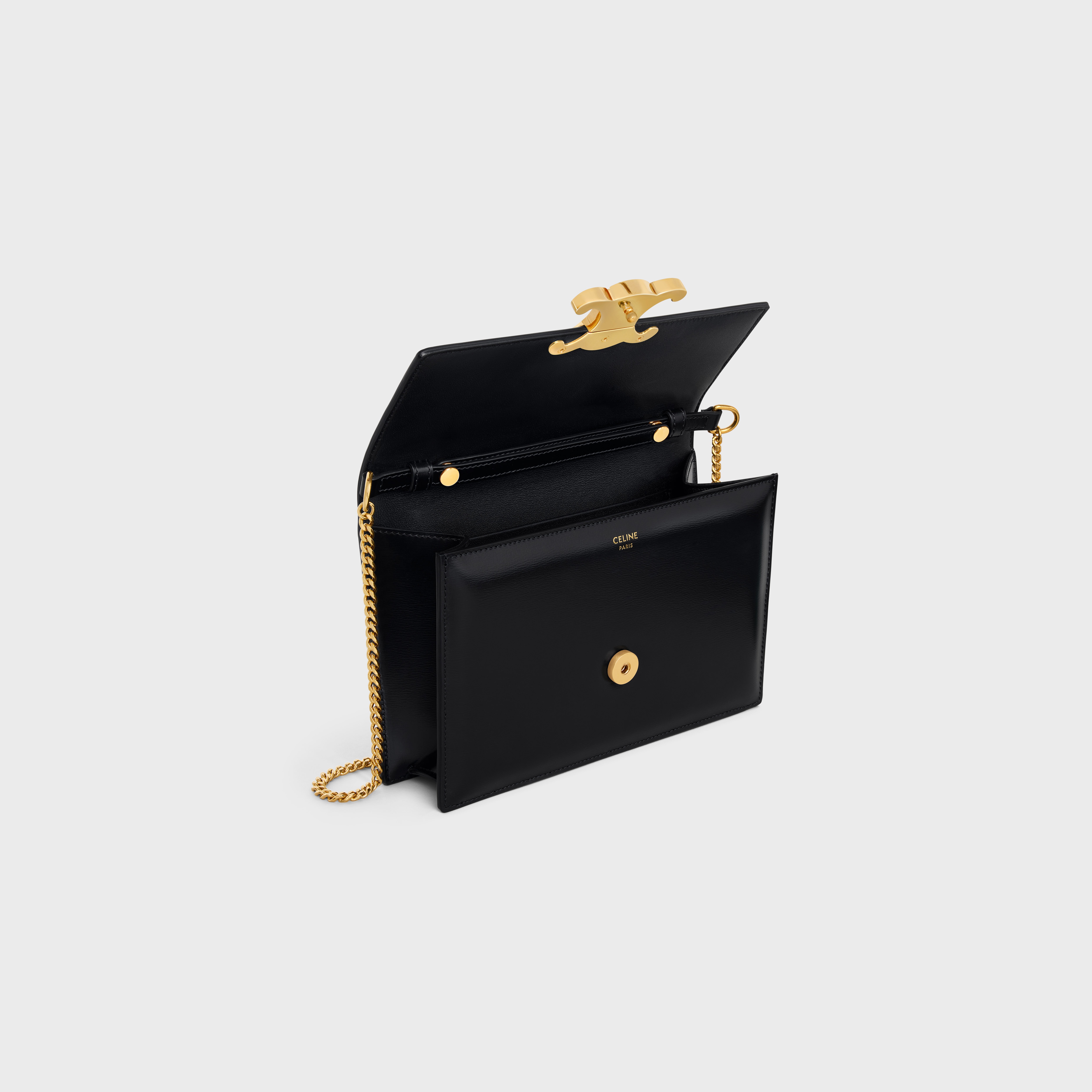 CLUTCH SOIR in SHINY CALFSKIN - 4