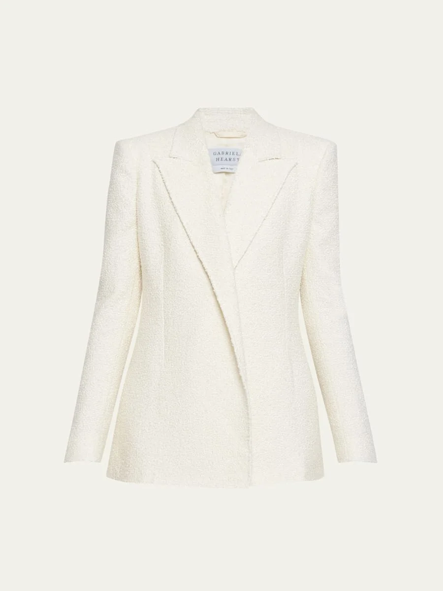 Mairi Silk Boucle Blazer - 1