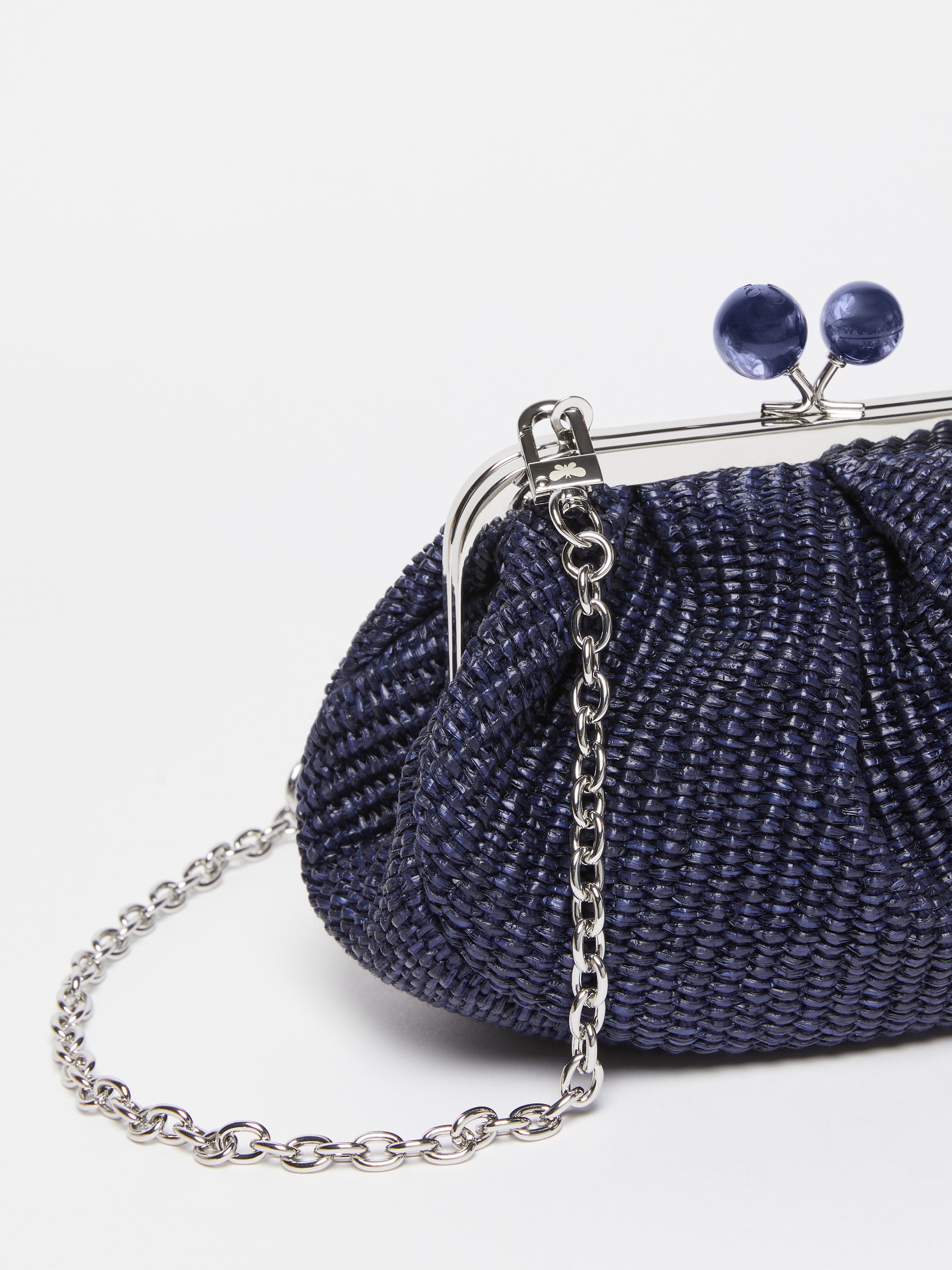 PALMAS Small raffia-effect Pasticcino Bag - 4
